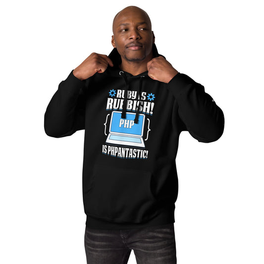 Ruby is Rubbish - Unisex Hoodie by DarkByteGear