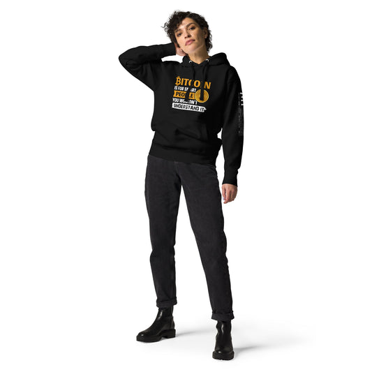 Bitcoin is for Smart People Unisex Hoodie by DarkByteGear