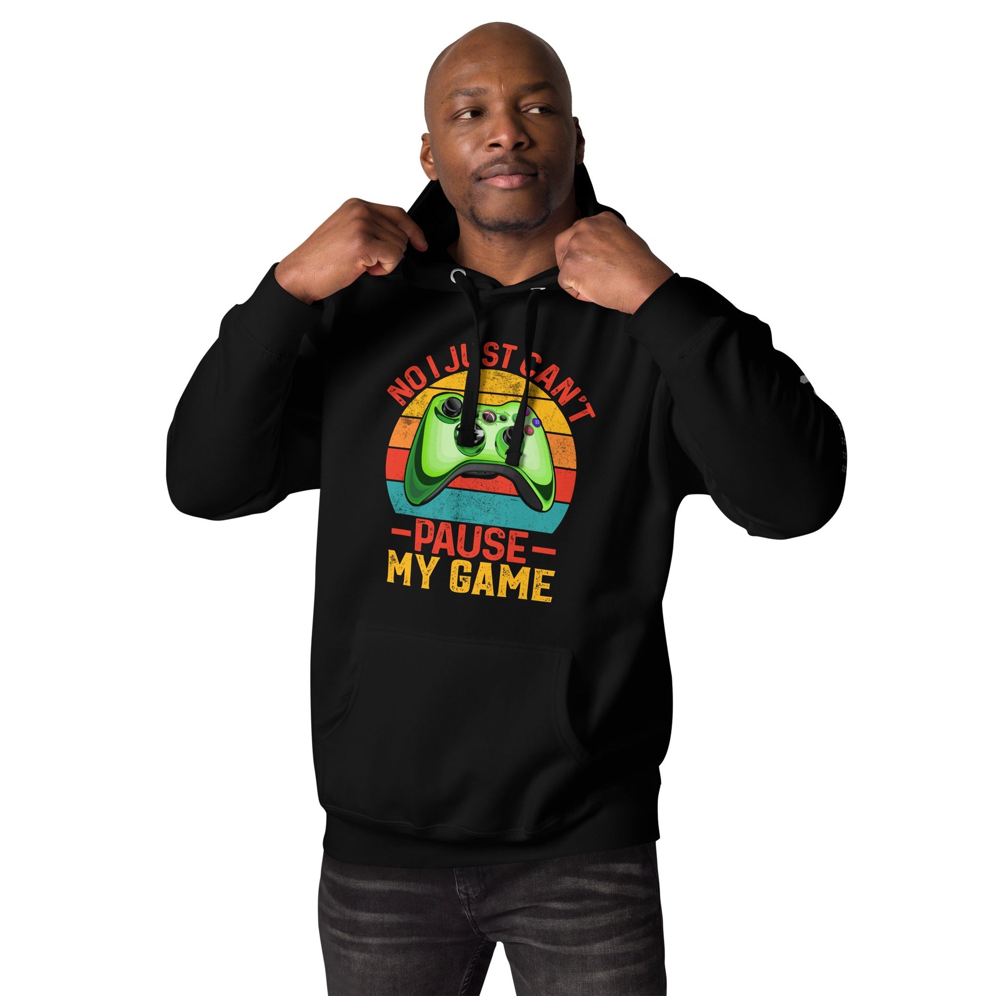 No I just can't Pause My Game Unisex Hoodie by DarkByteGear