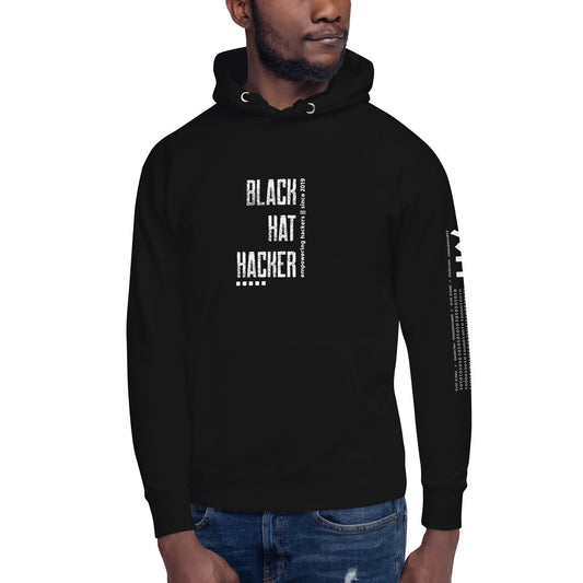 Black Hat Hacker V3 Unisex Hoodie by DarkByteGear