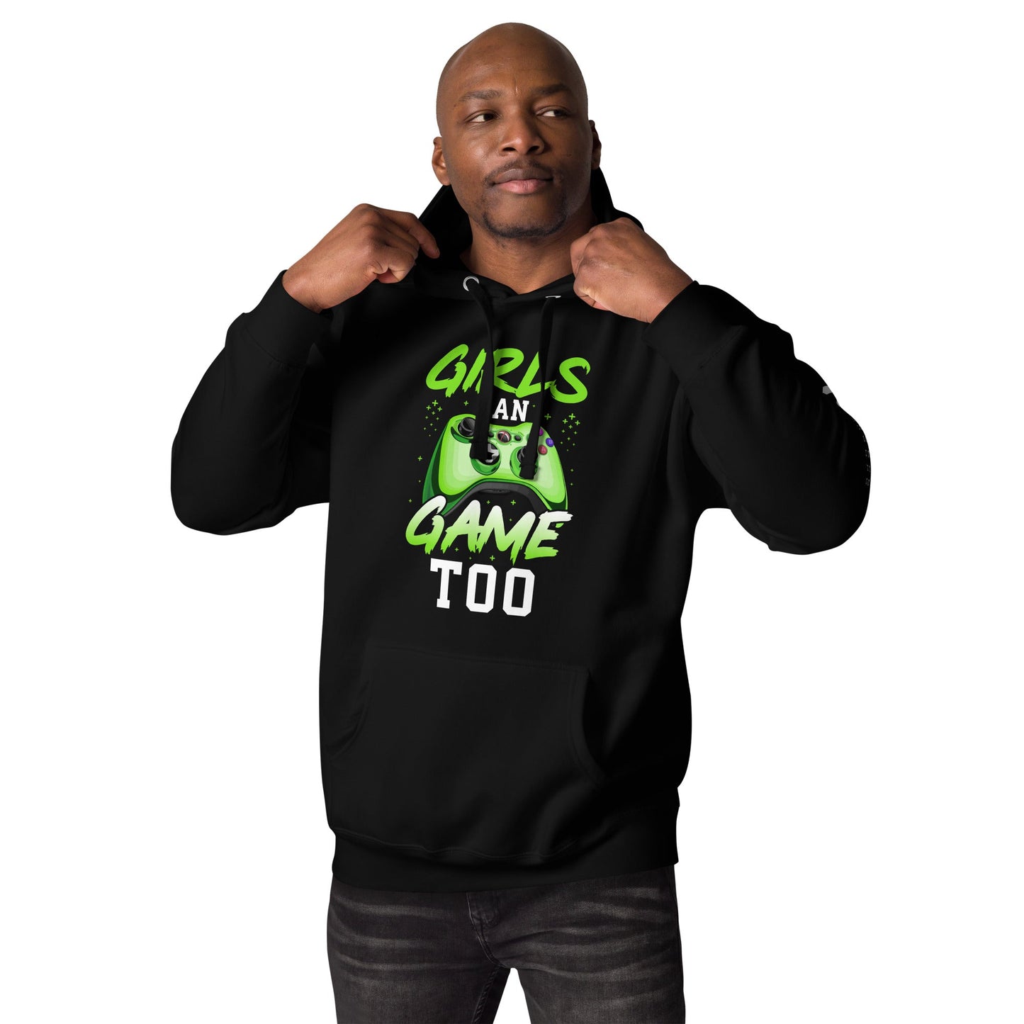 Girls can Game too Unisex Hoodie by DarkByteGear