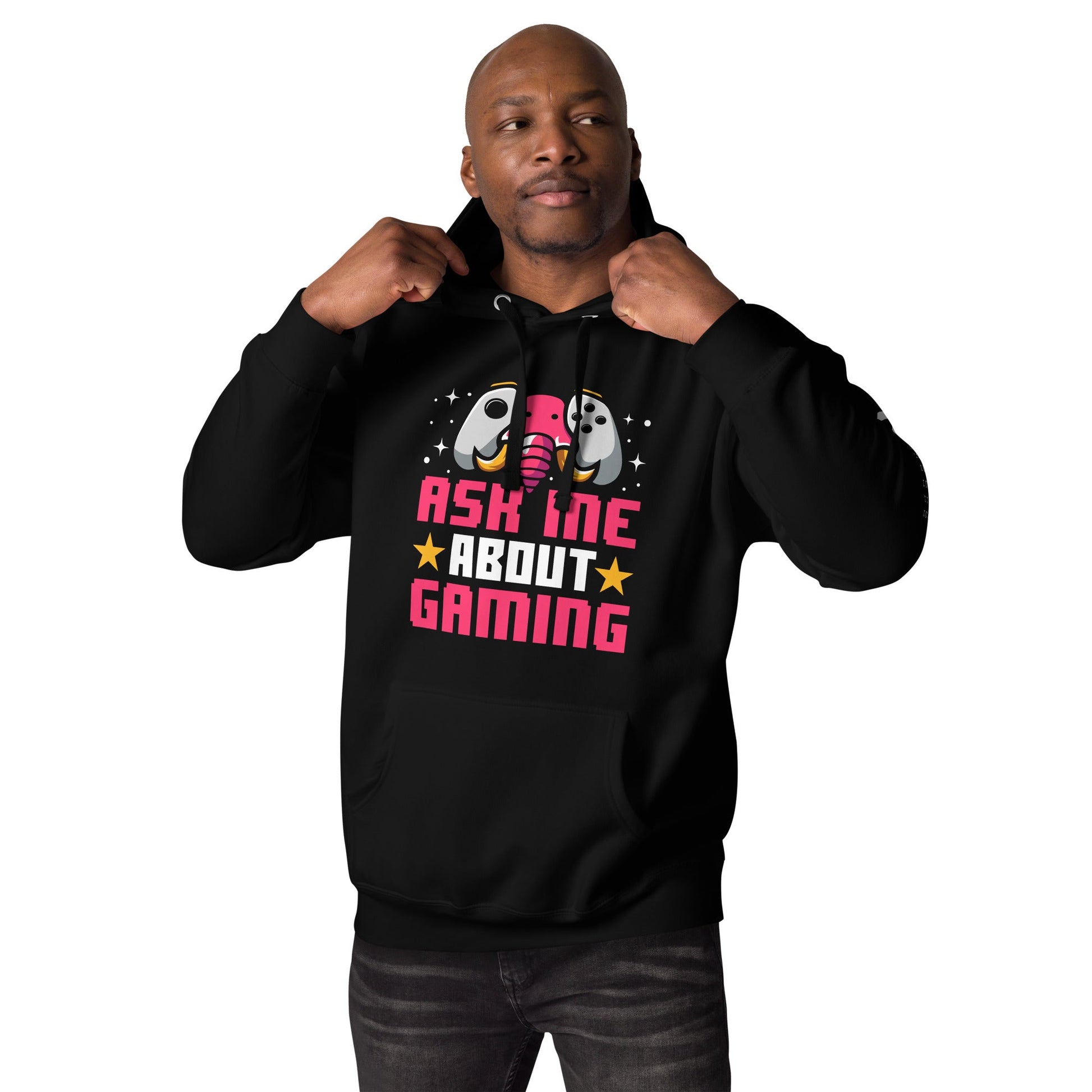 Ask Me About Gaming Unisex Hoodie by DarkByteGear