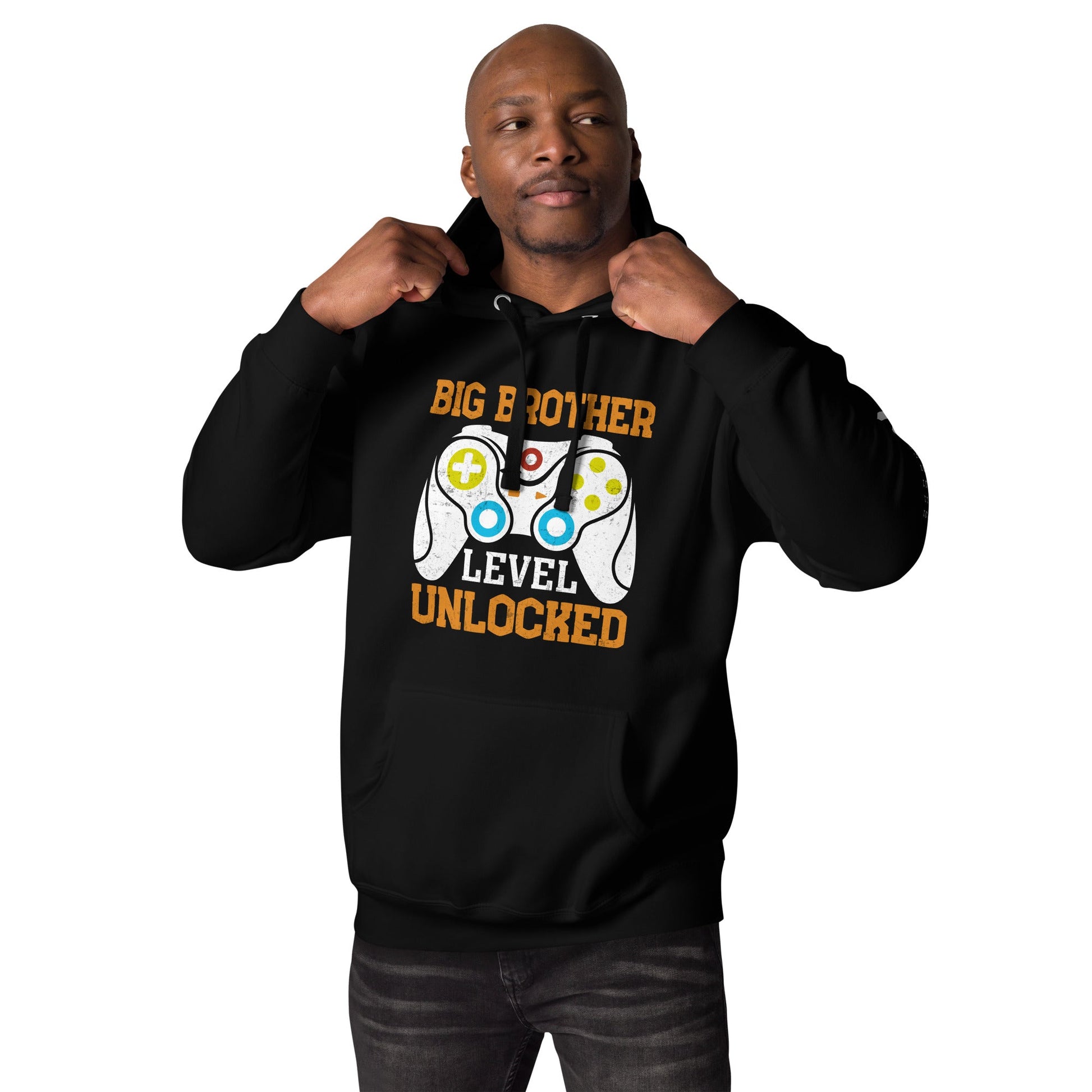 Big Brother Level Unlocked Unisex Hoodie by DarkByteGear