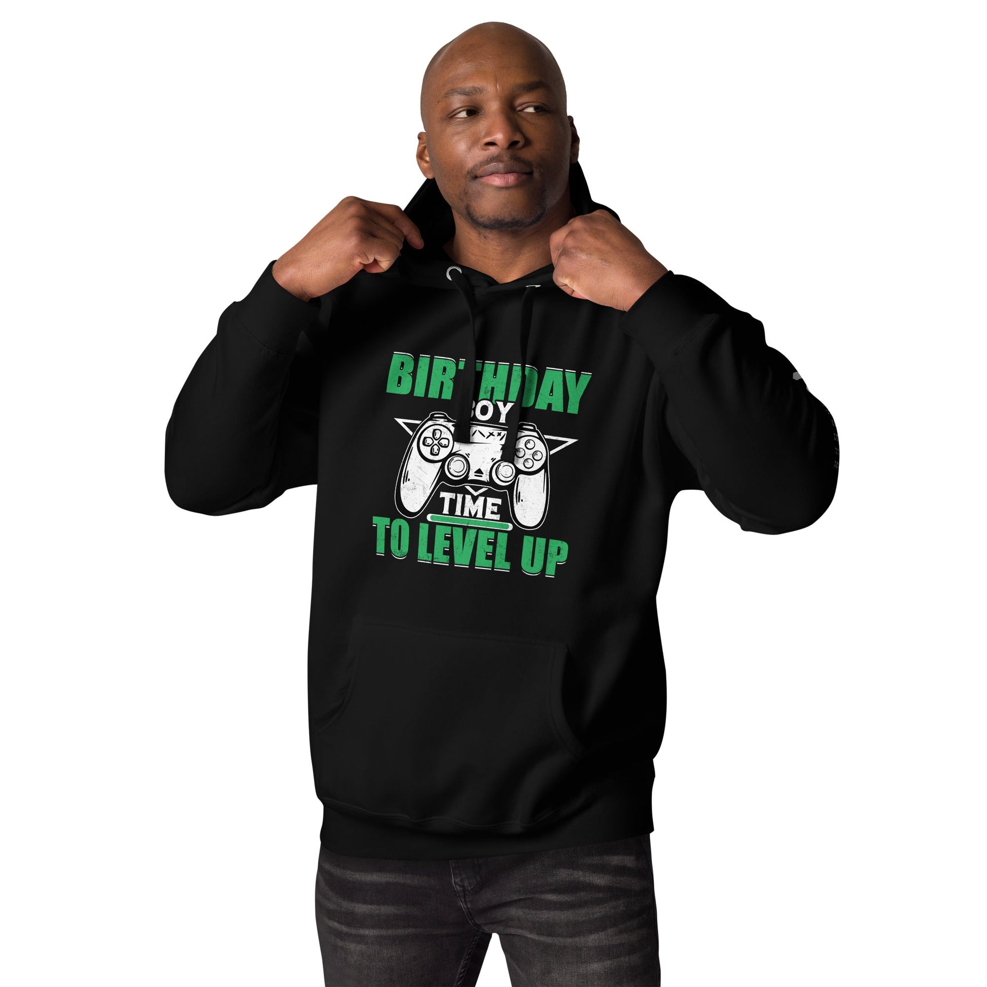 Birthday Boy Time to Level Up Unisex Hoodie by DarkByteGear