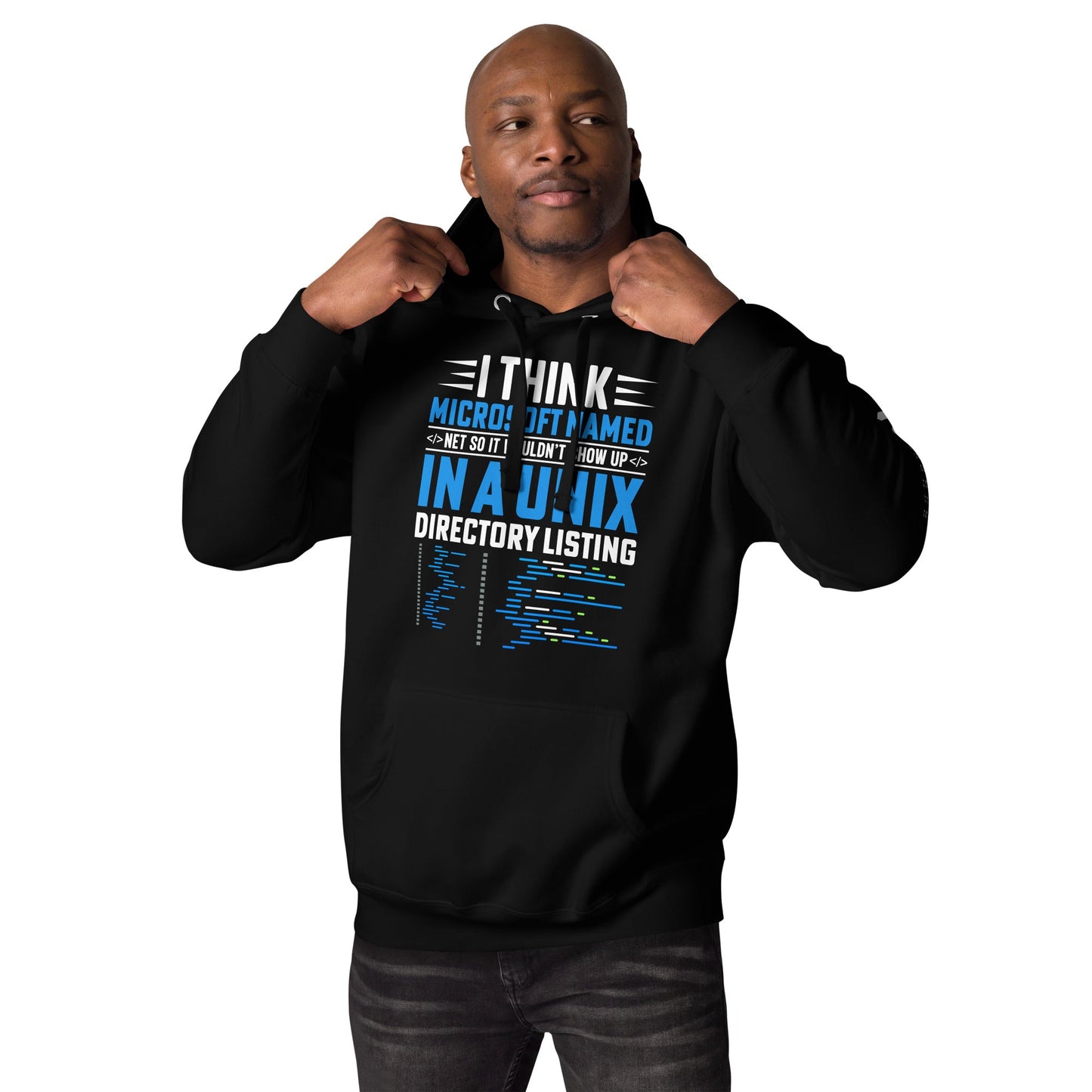 I think Microsoft named Net - Unisex Hoodie by DarkByteGear