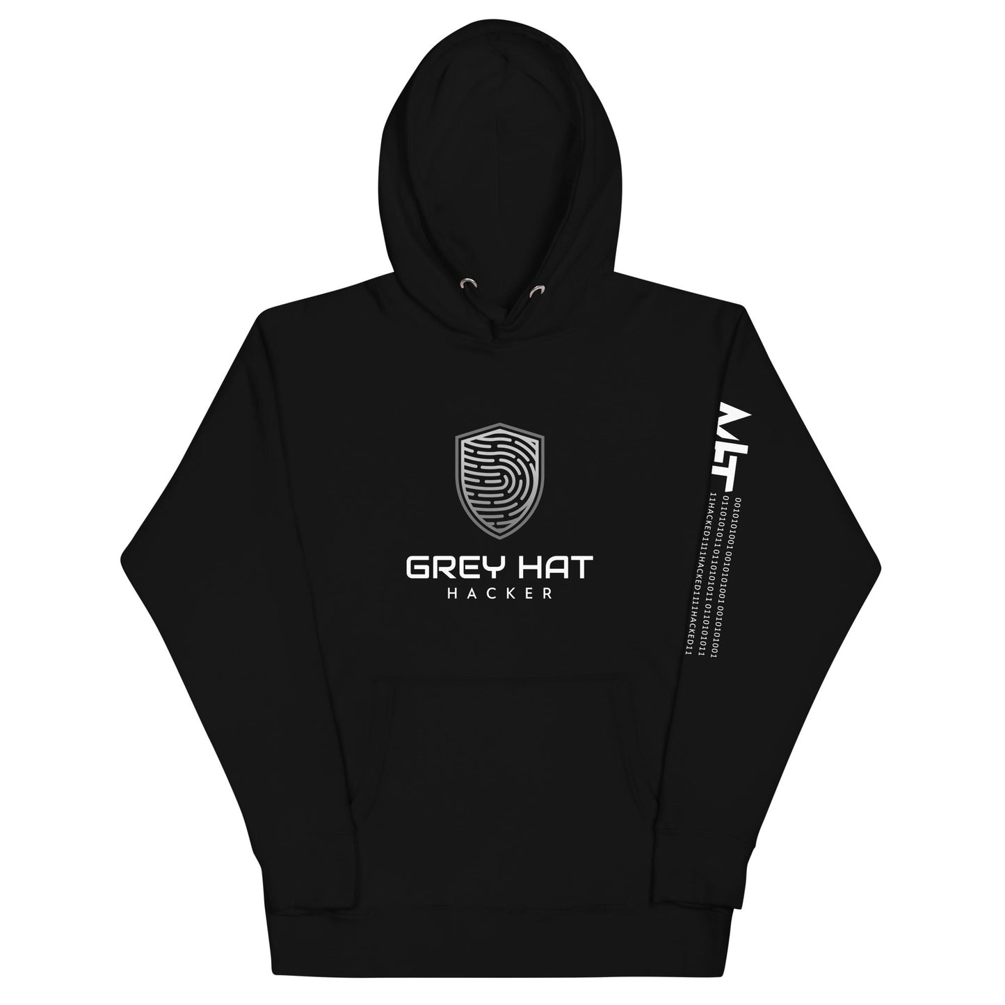 Grey Hat Hacker V2 - Unisex Hoodie by DarkByteGear