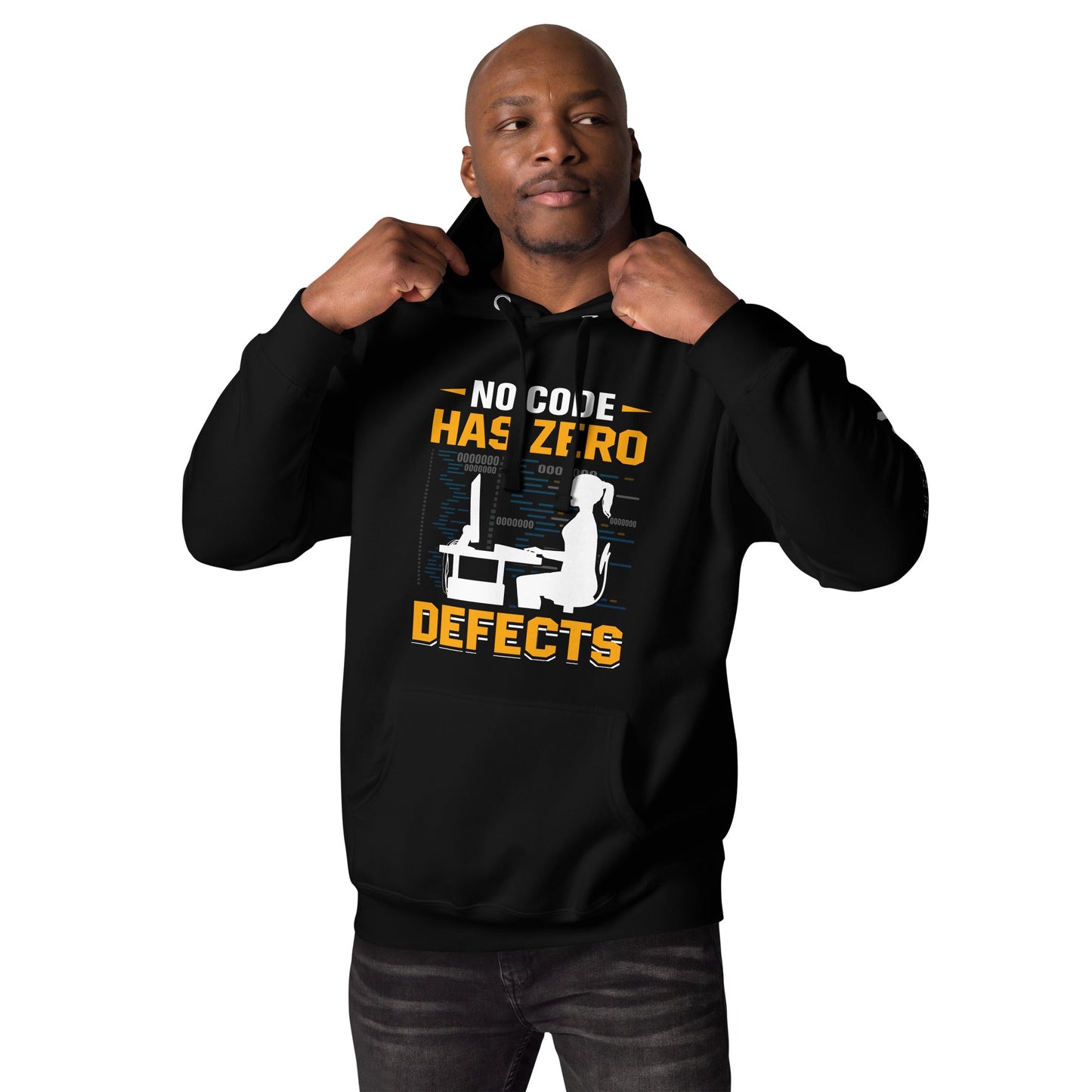 No code has zero defect Unisex Hoodie by DarkByteGear