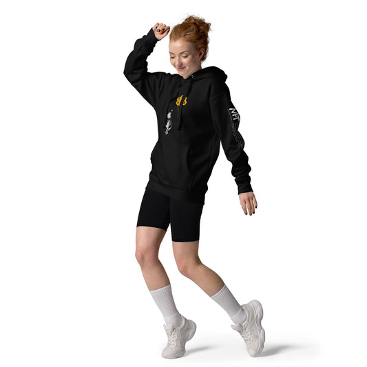 Bitcoin Little Girl Unisex Hoodie by DarkByteGear
