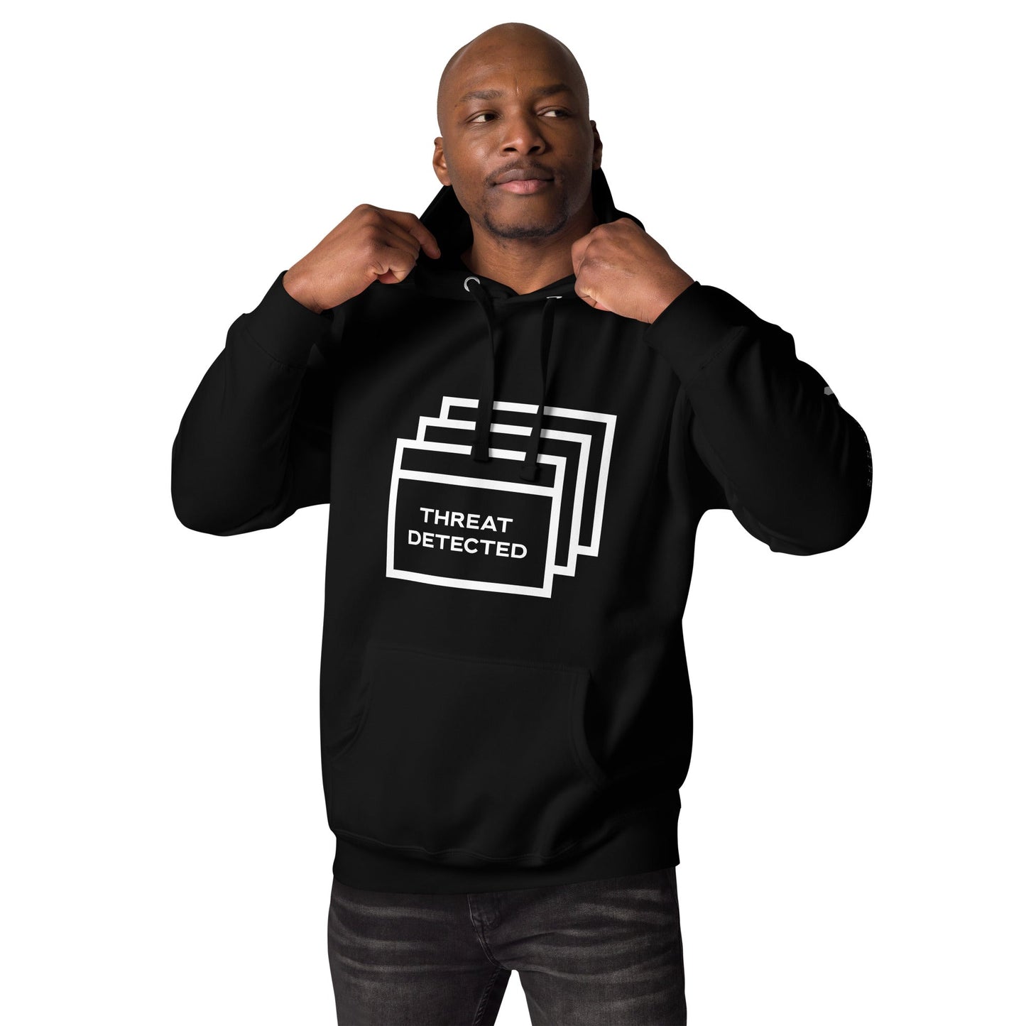 Threat Detected Unisex Hoodie by DarkByteGear