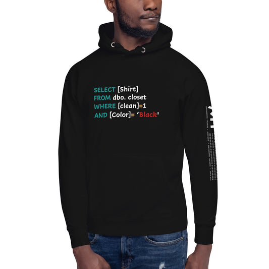 Select Shirt from dbo. closet (Mahfuz) Unisex Hoodie by DarkByteGear