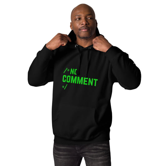/*No Comment*/ Unisex Hoodie by DarkByteGear