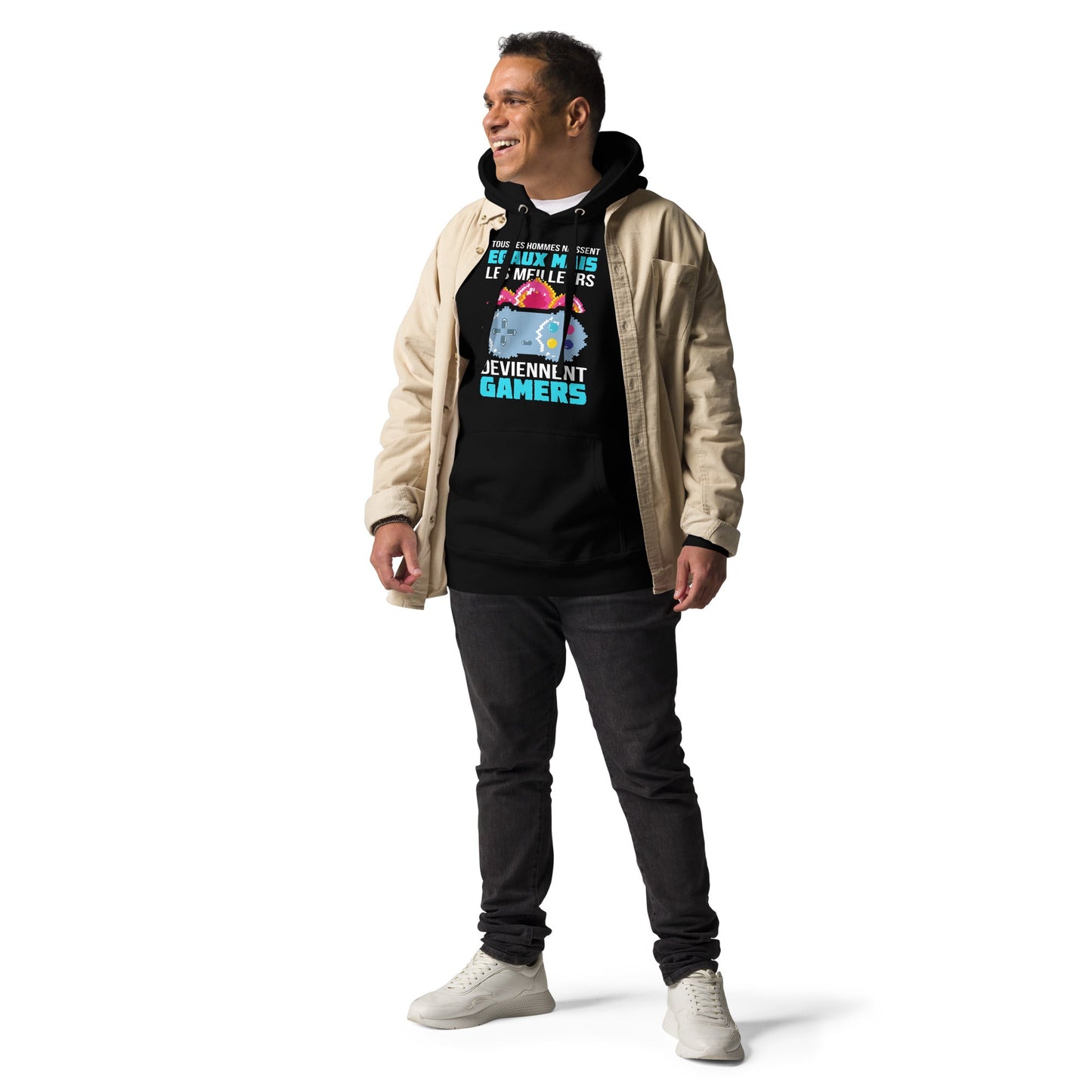 Tous Les Hommes Naissent Egaux Mais - Unisex Hoodie by DarkByteGear
