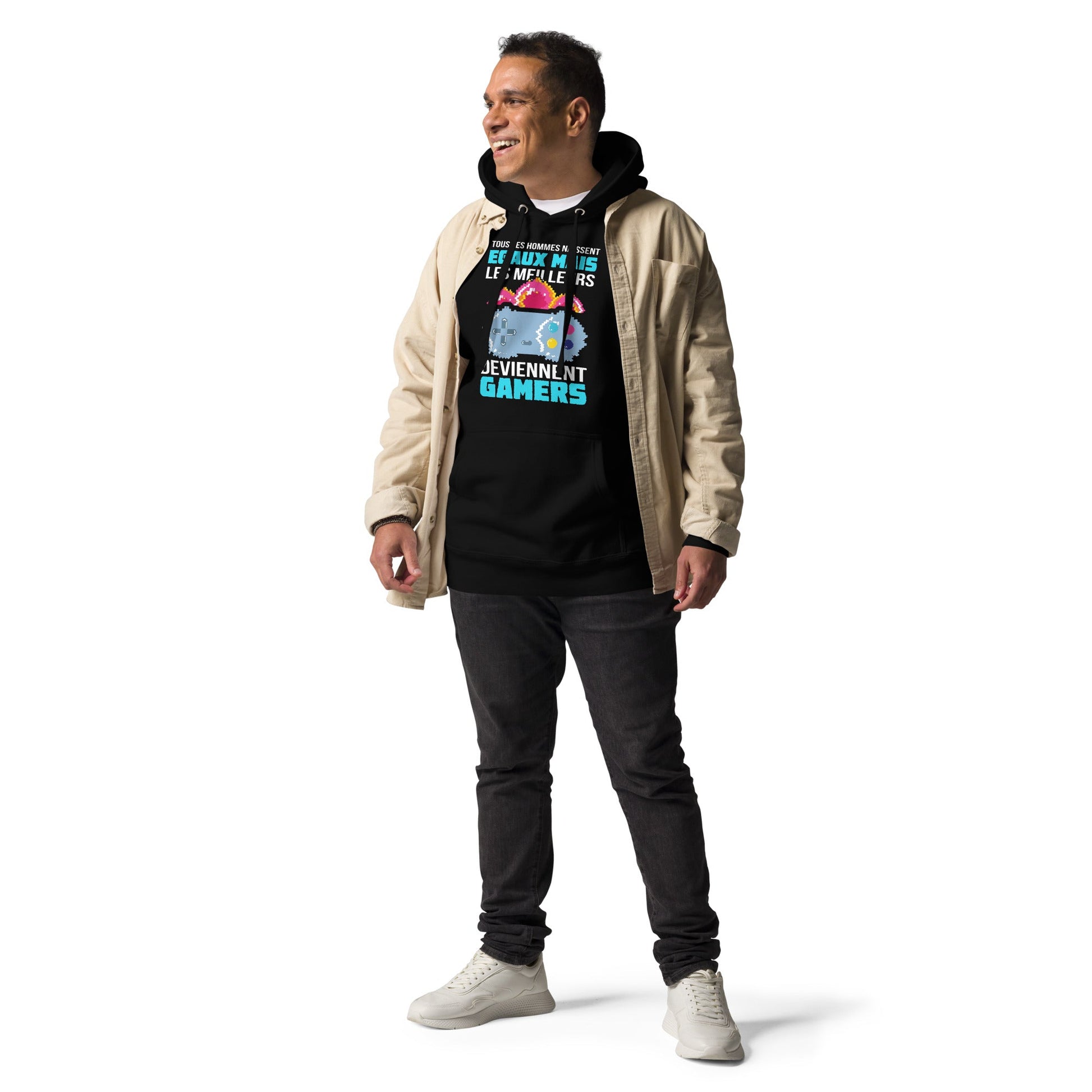 Tous Les Hommes Naissent Egaux Mais - Unisex Hoodie by DarkByteGear