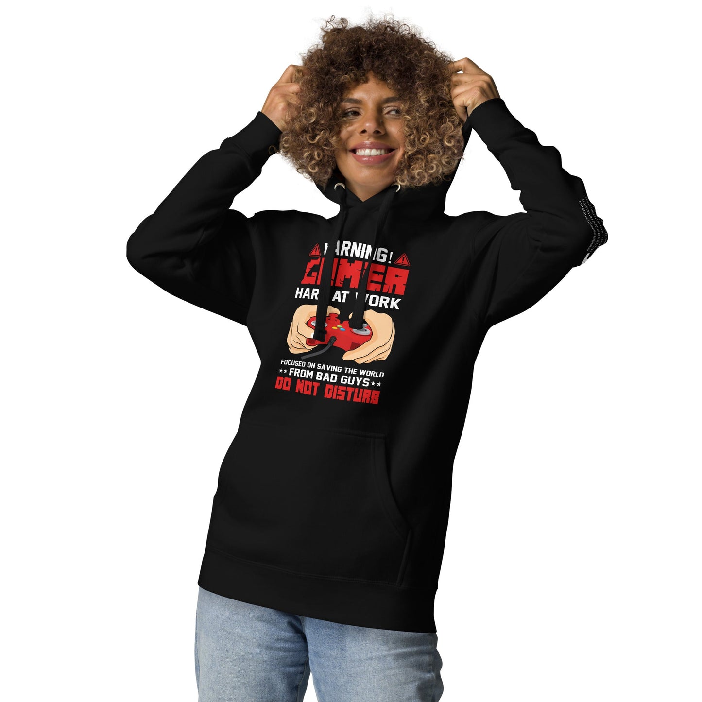 Gamer Hard at Work, Do not Disturb - Unisex Hoodie by DarkByteGear