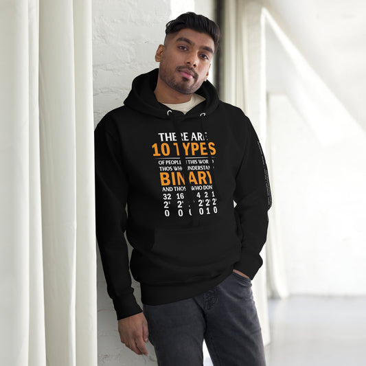 There are always 10 Types of People in this World - Unisex Hoodie by DarkByteGear