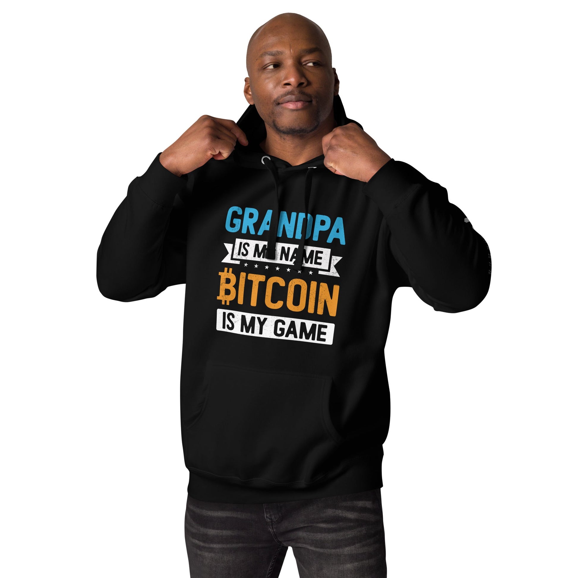 Grandpa is My Name, Bitcoin is My Game - Unisex Hoodie by DarkByteGear