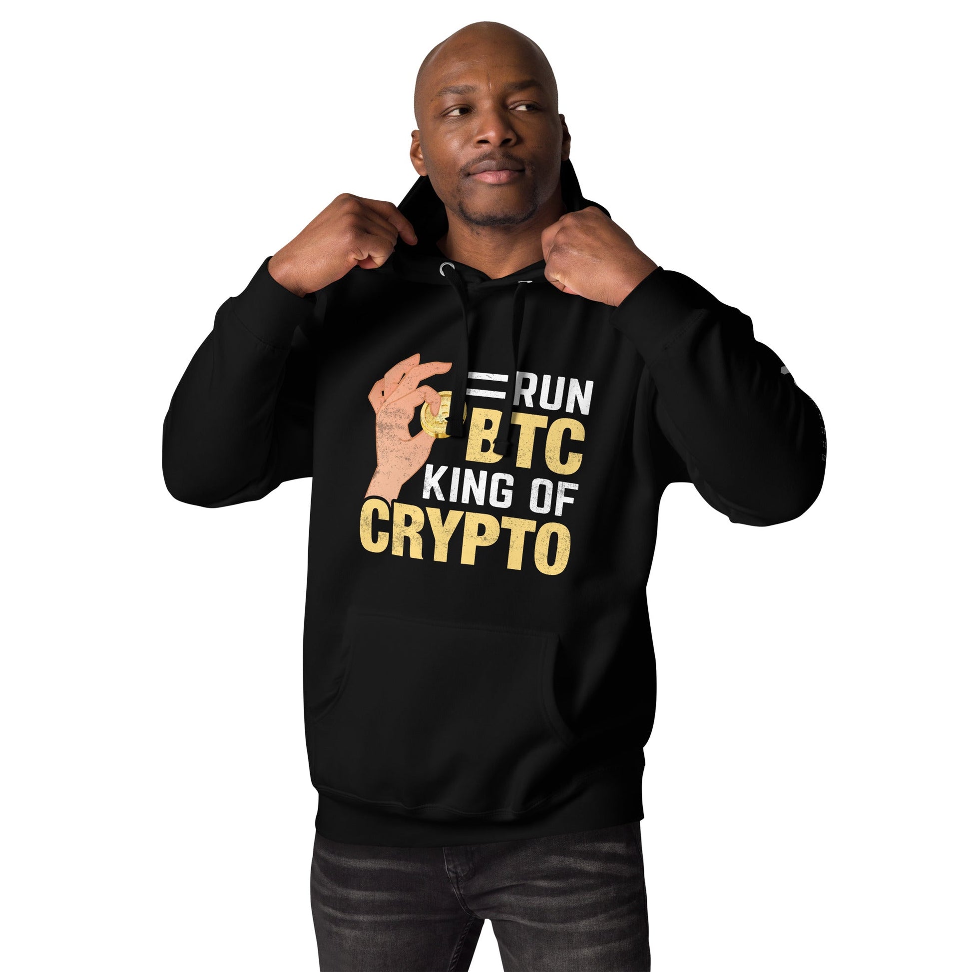 = Run BTC King of BitCoin - Unisex Hoodie by DarkByteGear