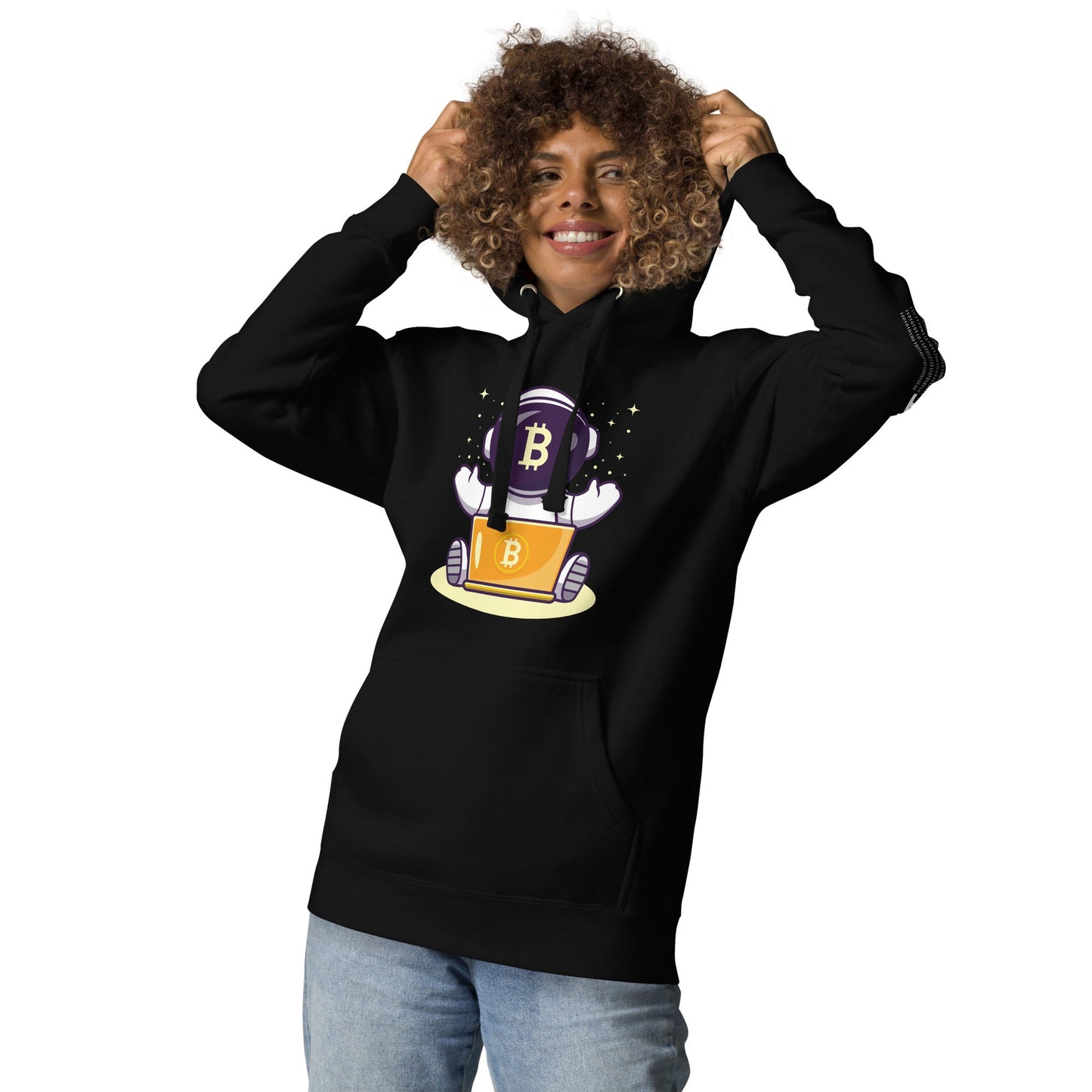Bitcoin Astronaut - Unisex Hoodie by DarkByteGear
