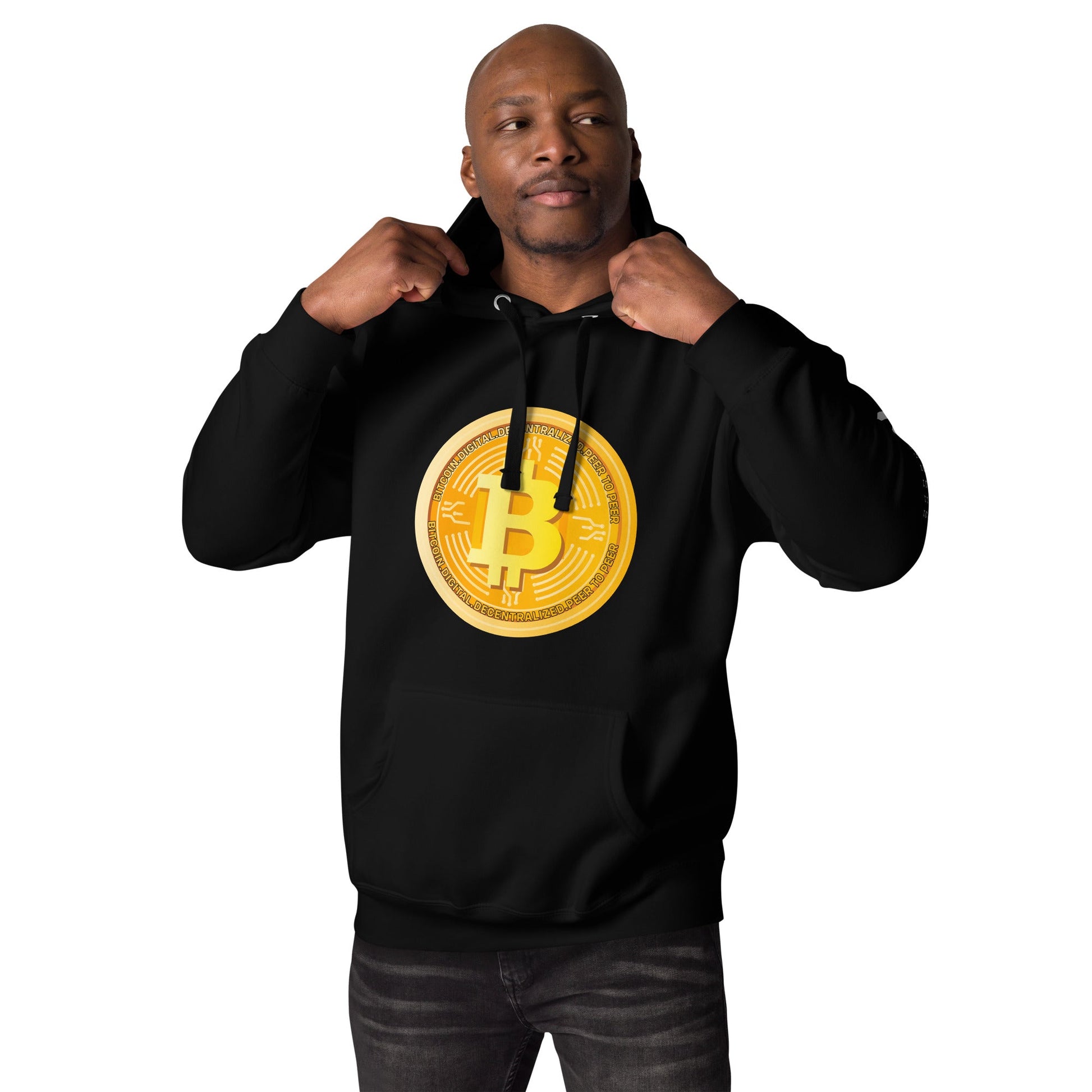 Bitcoin Medal - Unisex Hoodie by DarkByteGear