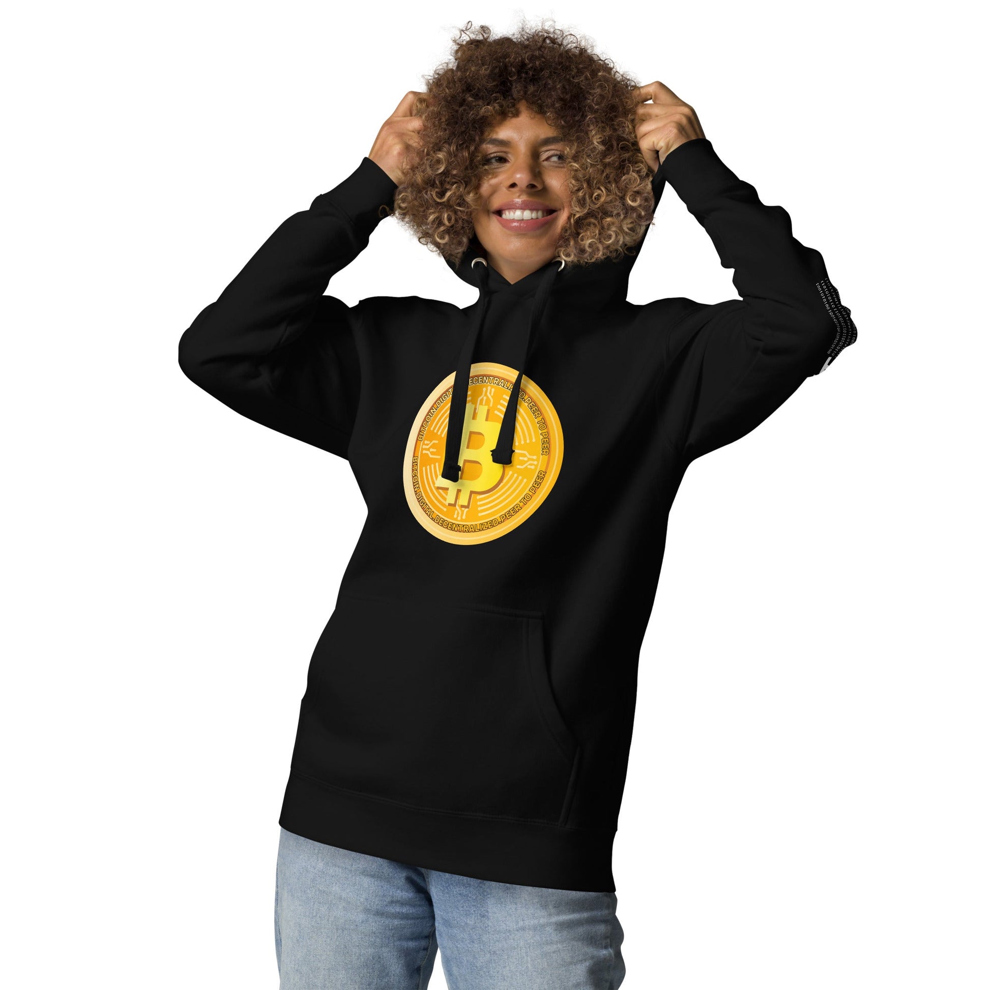Bitcoin Medal - Unisex Hoodie by DarkByteGear