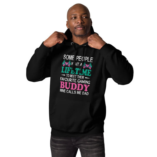 Some people wait a lifetime to meet their Favorite Gaming Partner - Unisex Hoodie by DarkByteGear