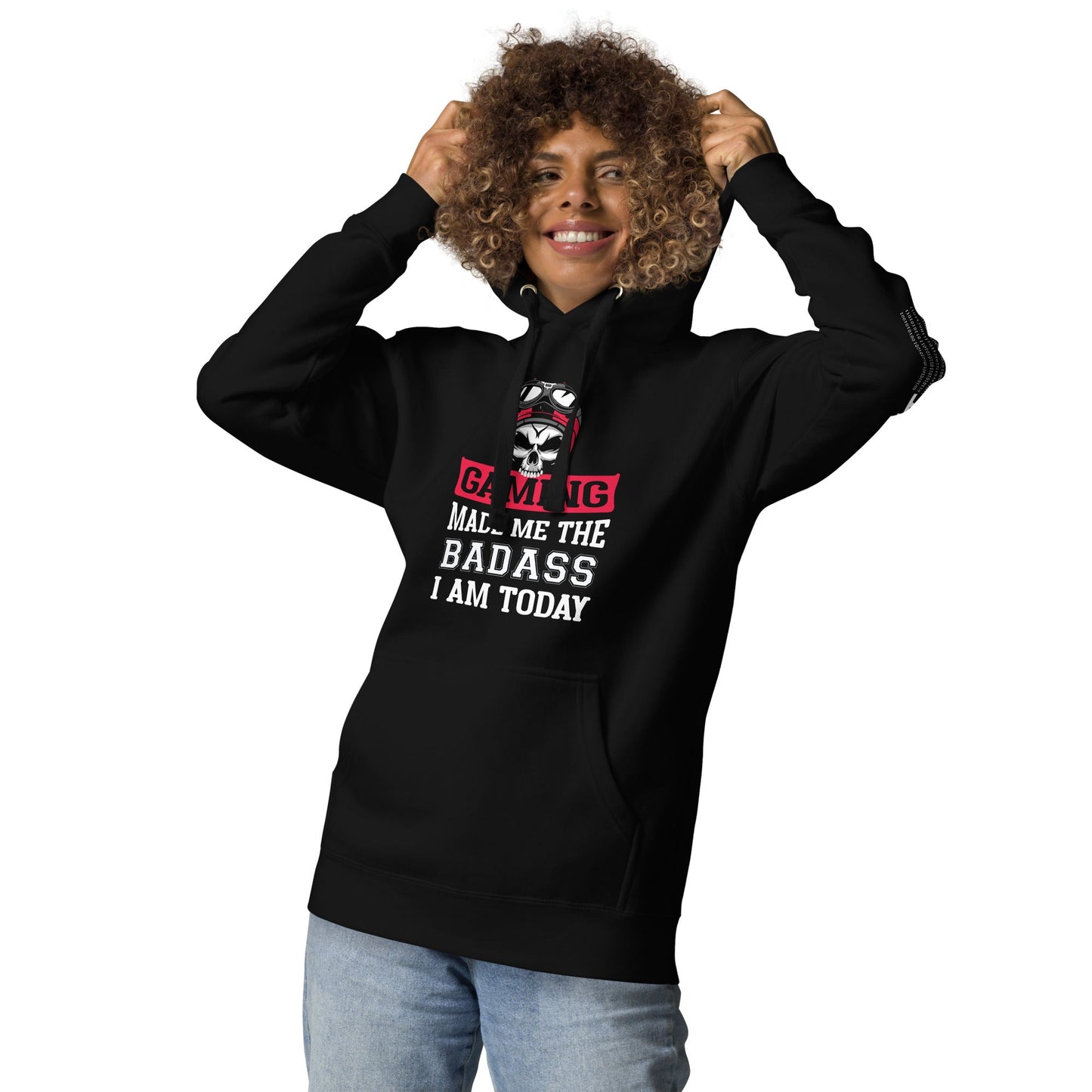 Gaming makes me the Badass I am Today - Unisex Hoodie by DarkByteGear