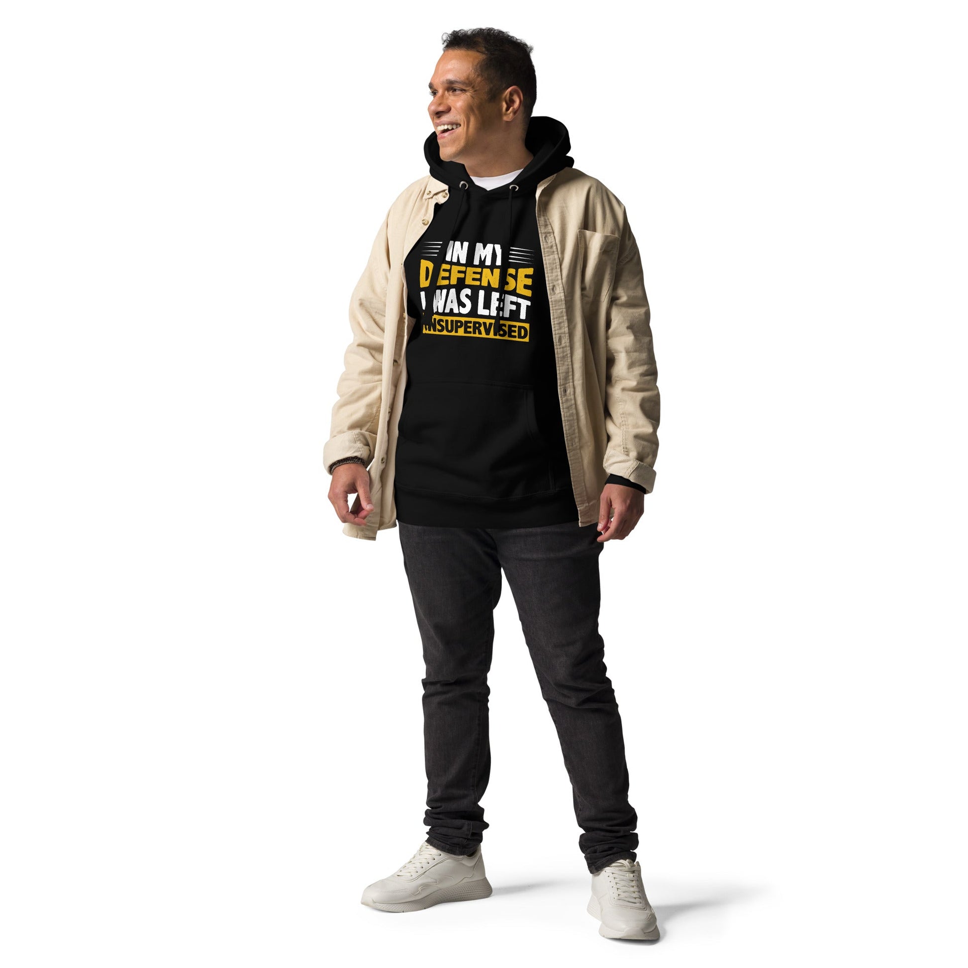 In my Defense, I was left Unsupervised - Unisex Hoodie by DarkByteGear