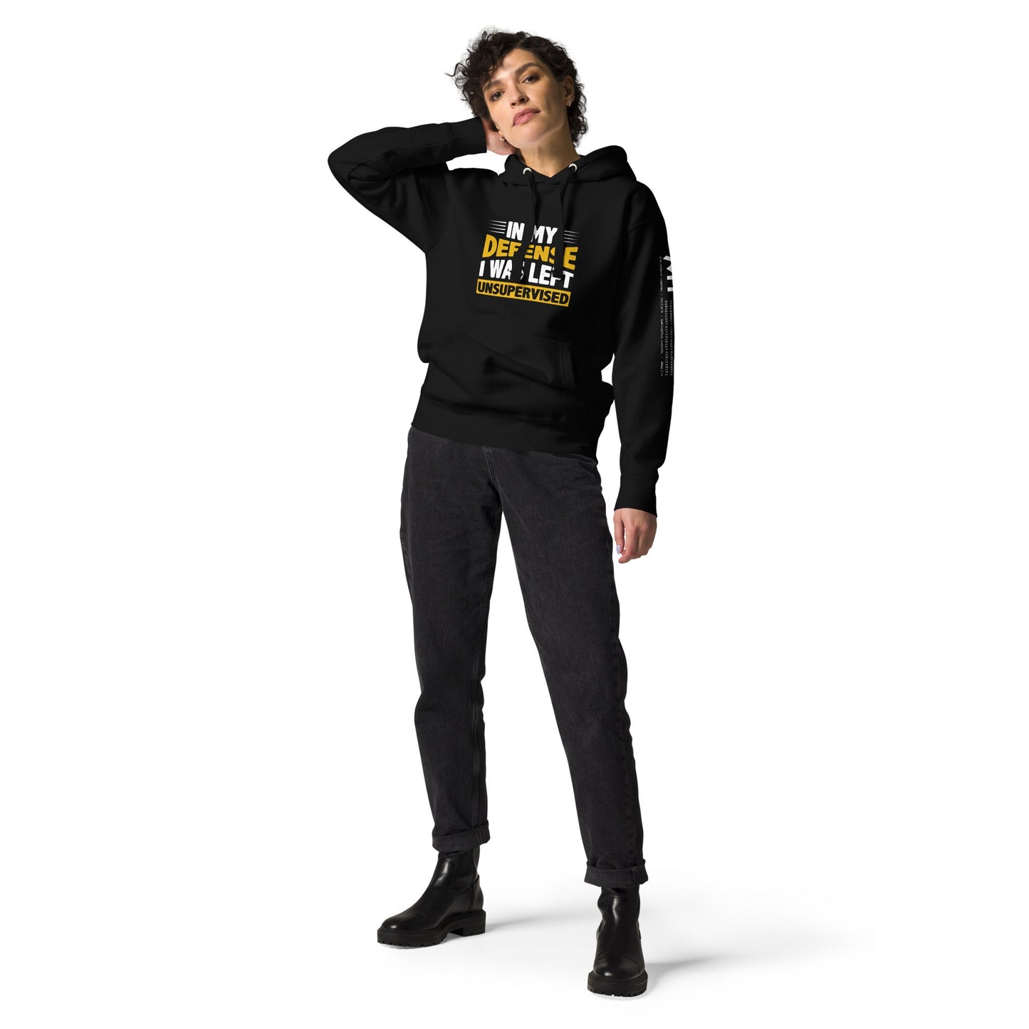 In my Defense, I was left Unsupervised - Unisex Hoodie by DarkByteGear