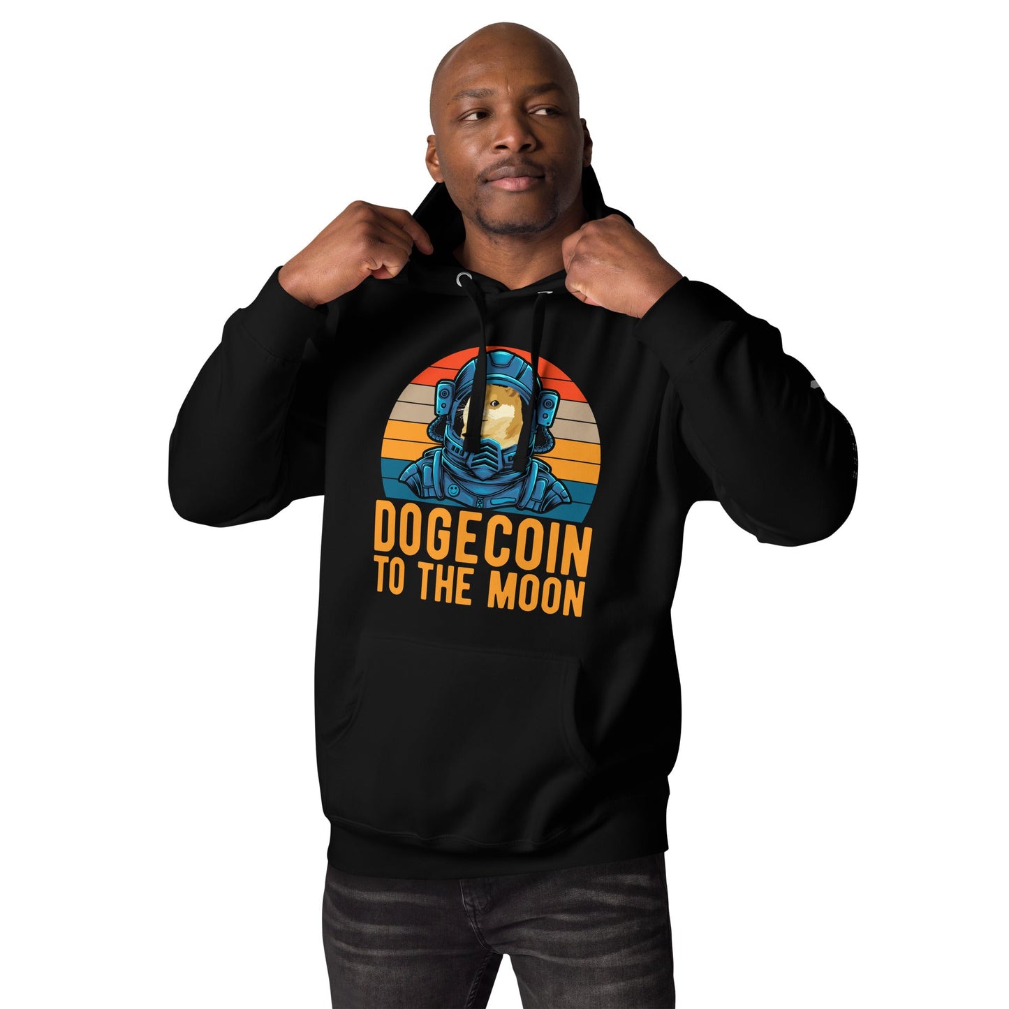 Doge Coin to the Moon - Unisex Hoodie by DarkByteGear