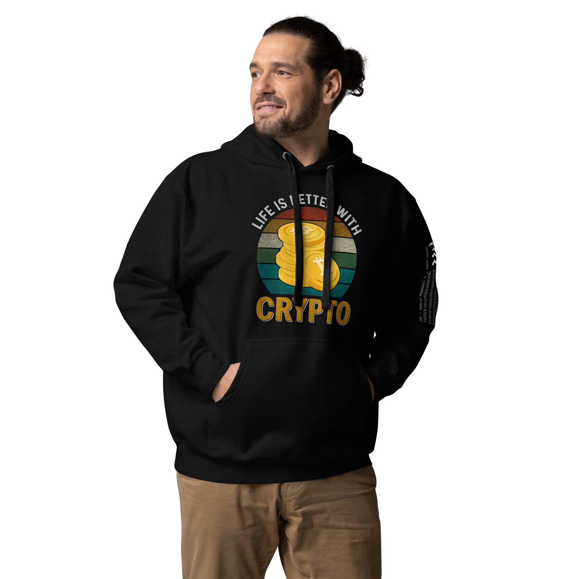 Life is Better with Bitcoin - Unisex Hoodie by DarkByteGear