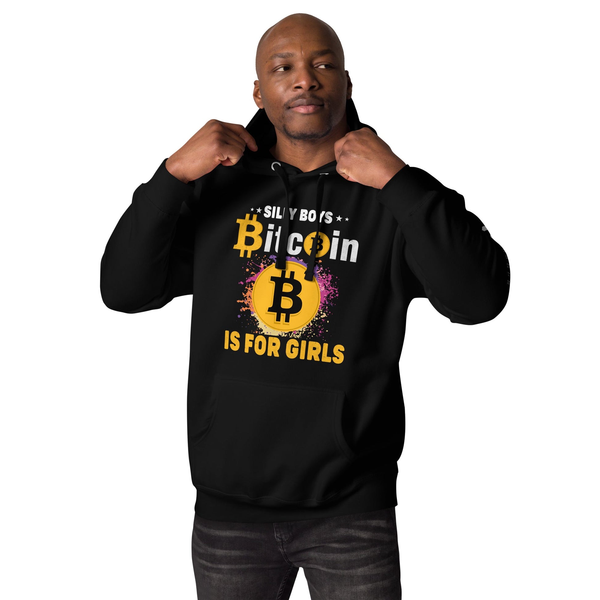 *Silly Boys* : BTC is for Girls - Unisex Hoodie by DarkByteGear