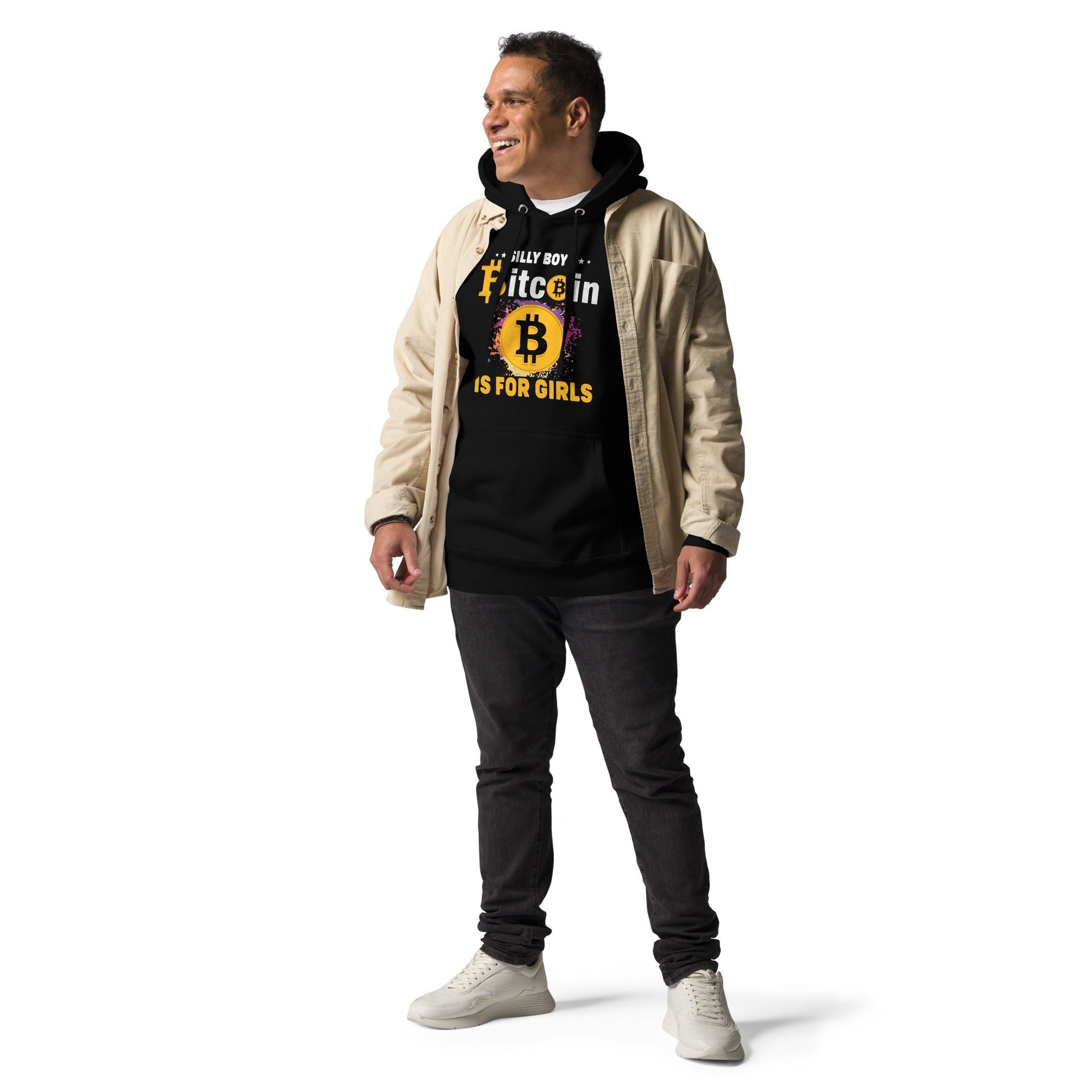*Silly Boys* : BTC is for Girls - Unisex Hoodie by DarkByteGear