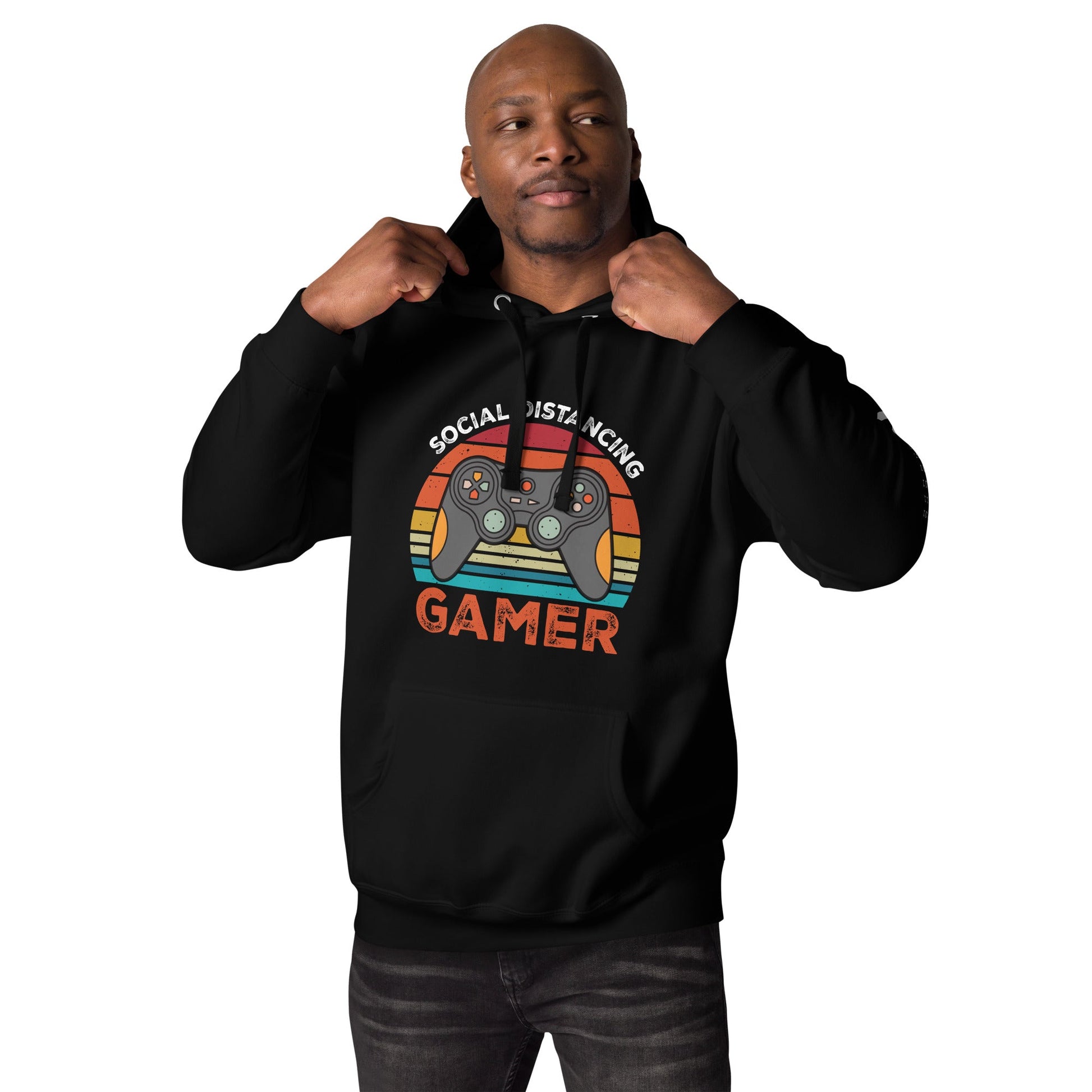 Social Distancing Gamer - Unisex Hoodie by DarkByteGear