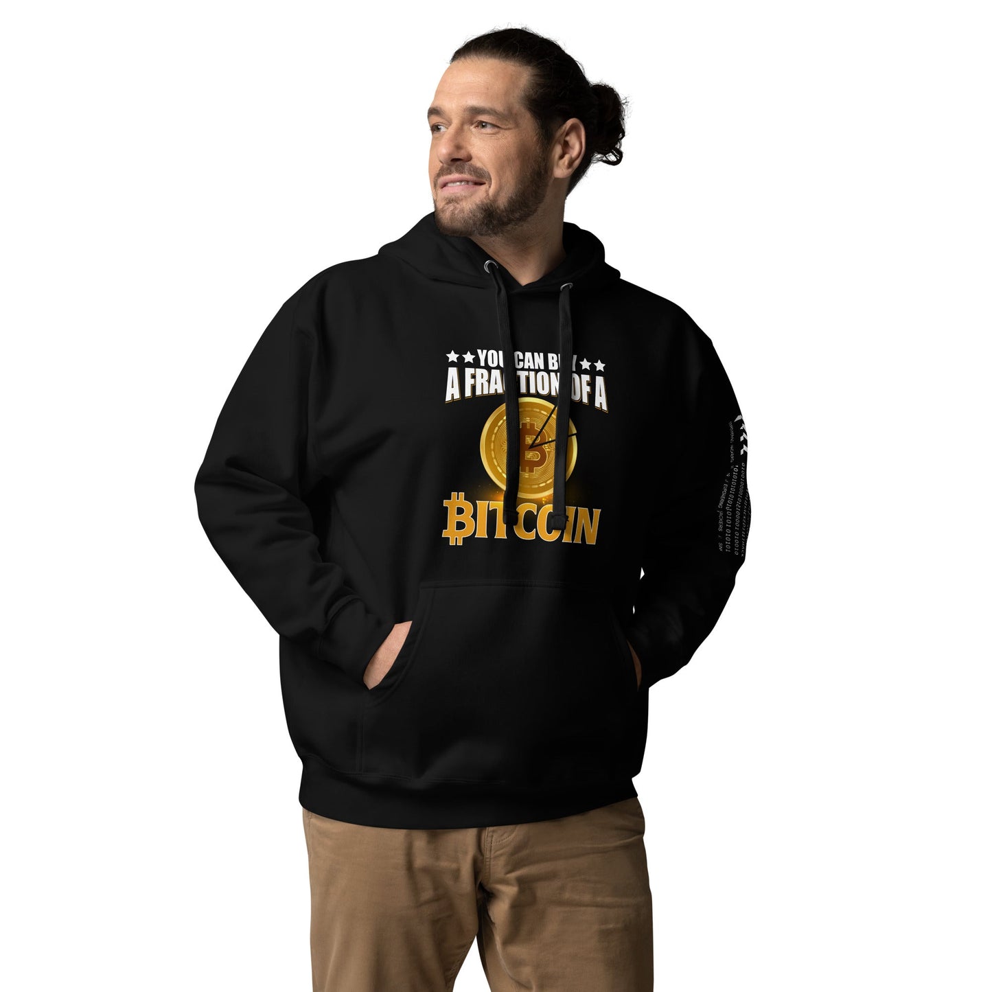 You can Buy a Fraction of a Bitcoin - Unisex Hoodie by DarkByteGear
