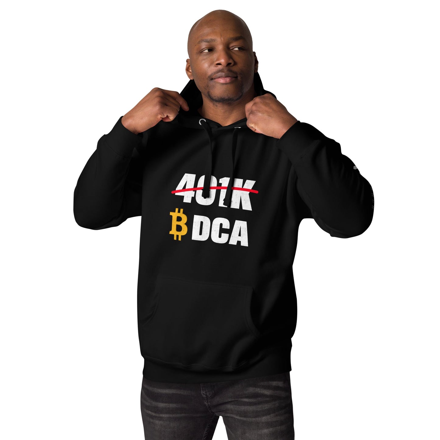 401K Bitcoin DCA Unisex Hoodie by DarkByteGear