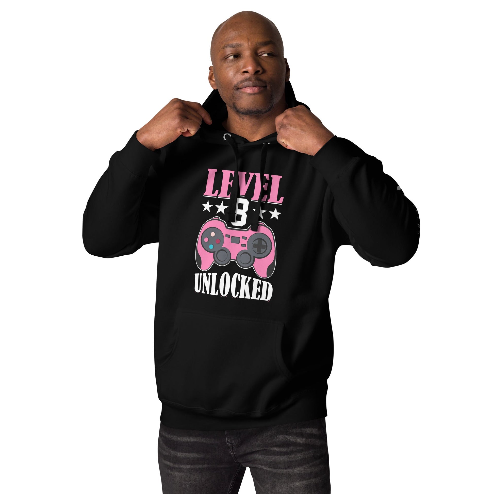 Level 8 Unlocked Unisex - Hoodie by DarkByteGear
