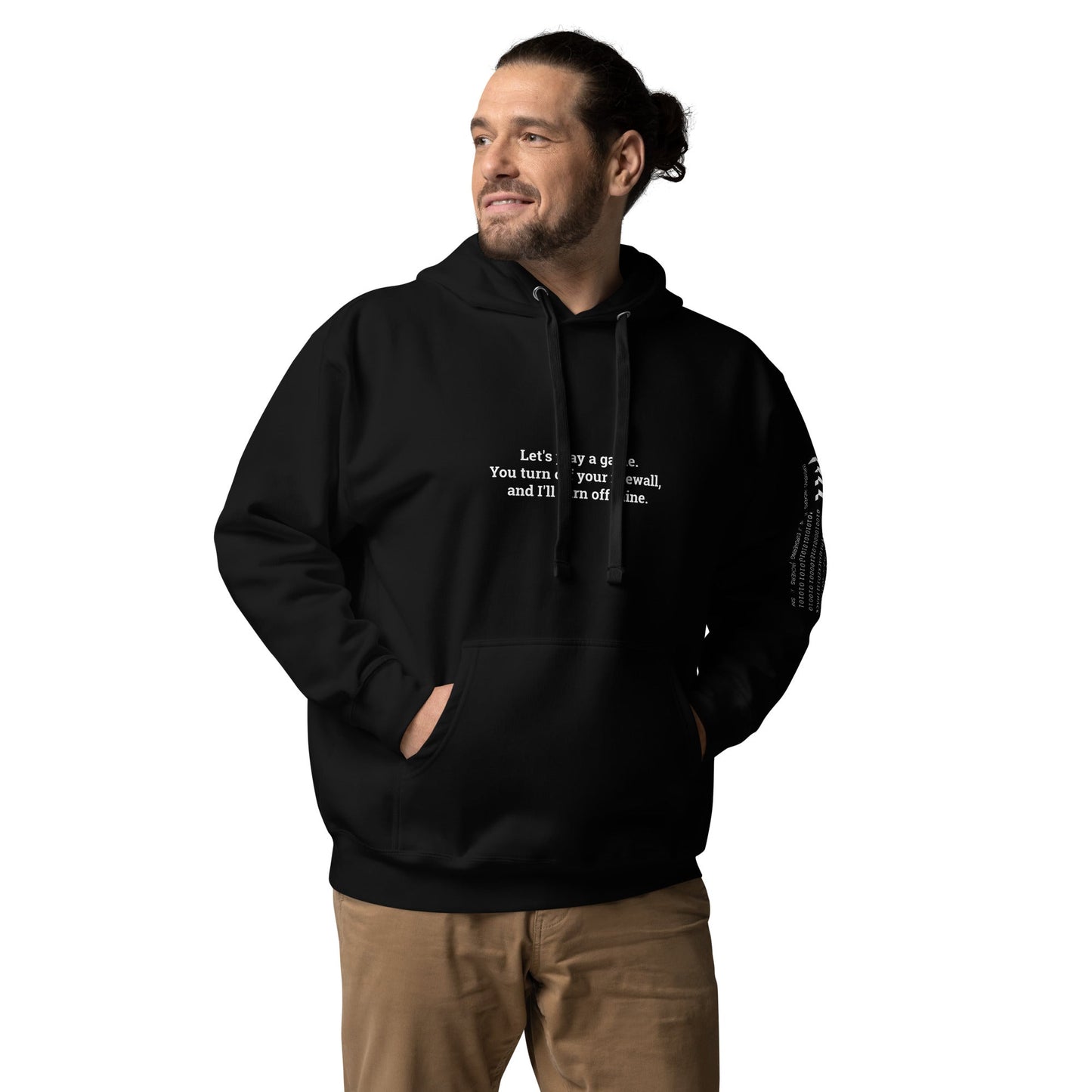 Let's Play a game: You Turn off your firewall and I'll Turn off mine V1 - Unisex Hoodie by DarkByteGear