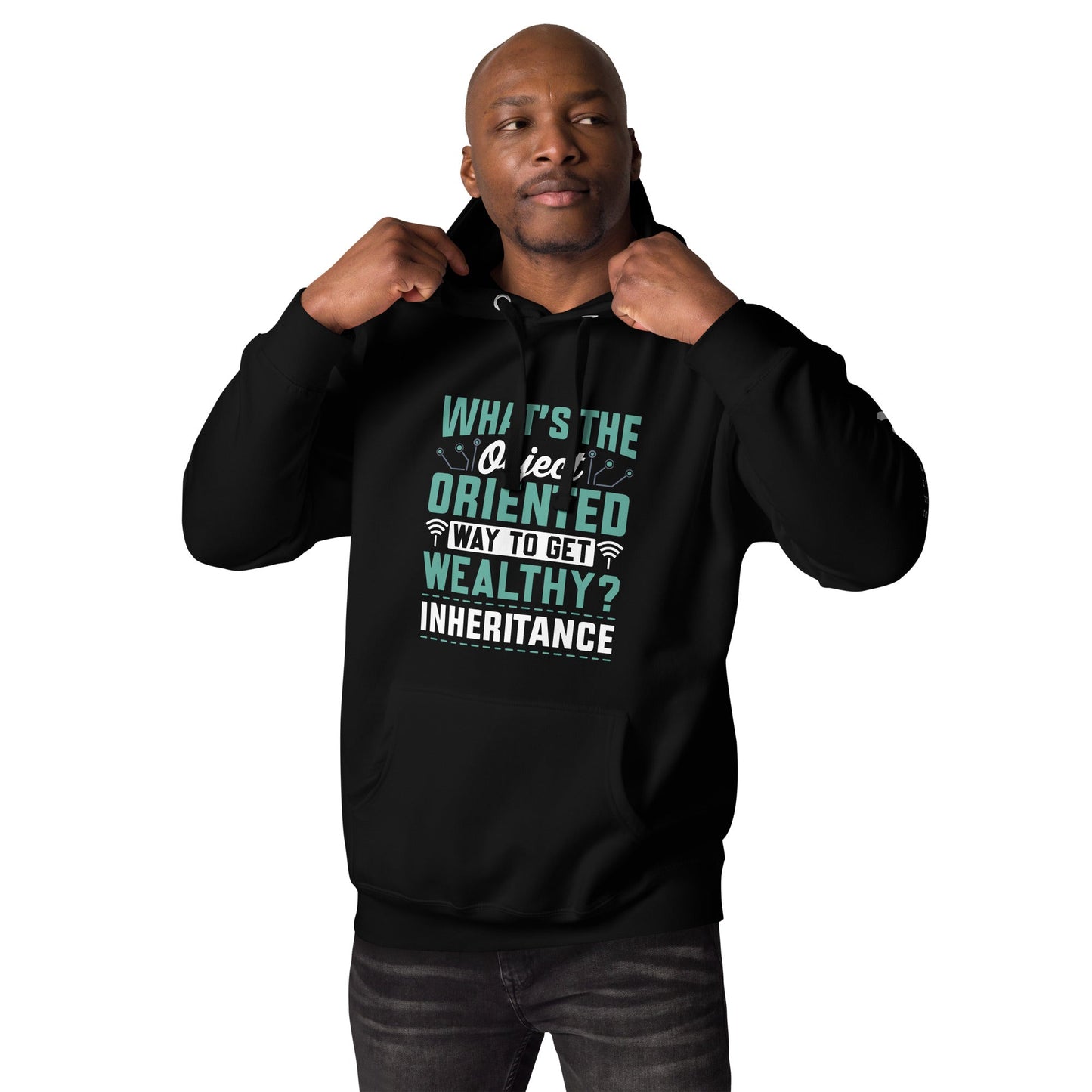 What is the Object Oriented Way to get Wealthy? Inheritance Unisex Hoodie by DarkByteGear