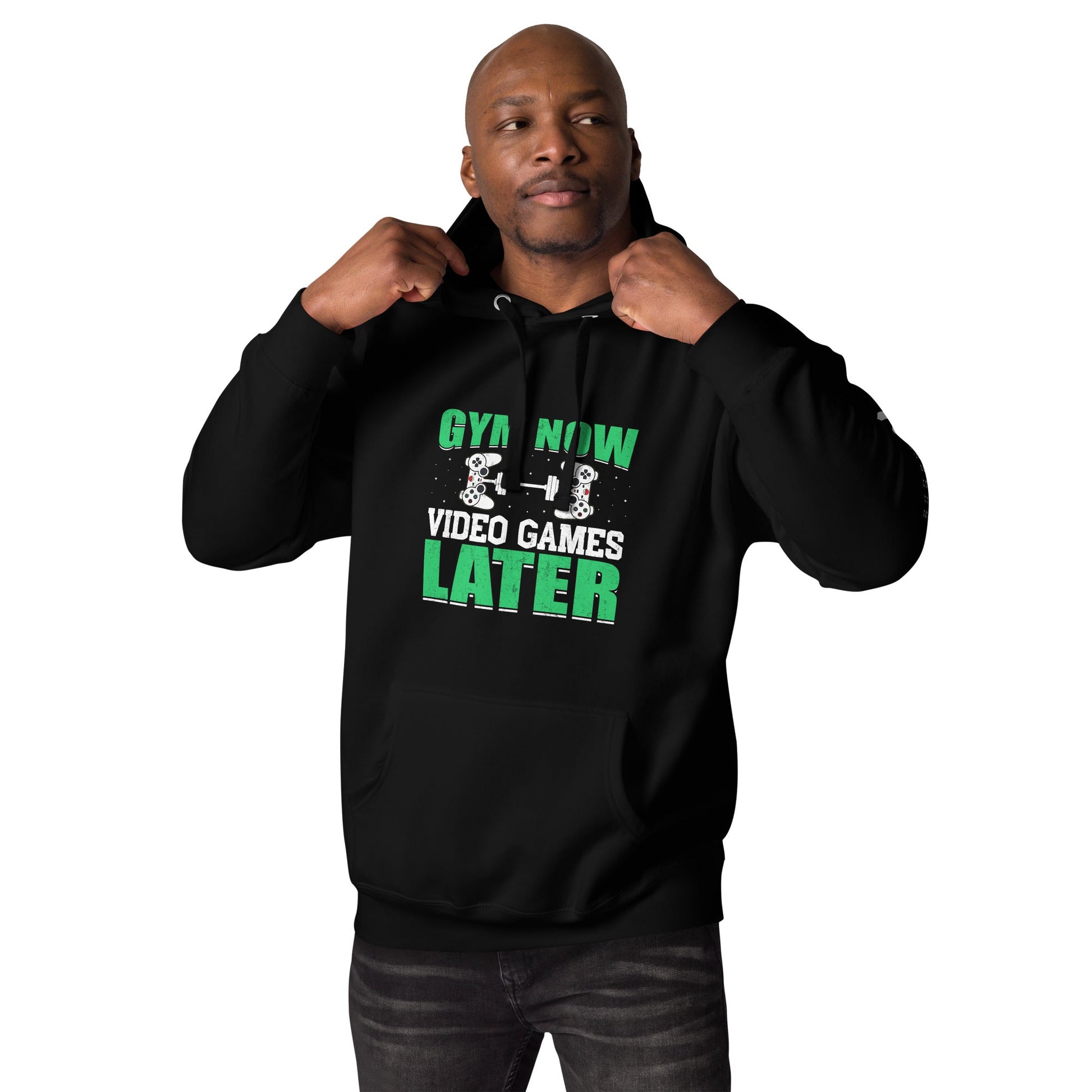 Gym now, Video Games Later - Unisex Hoodie by DarkByteGear