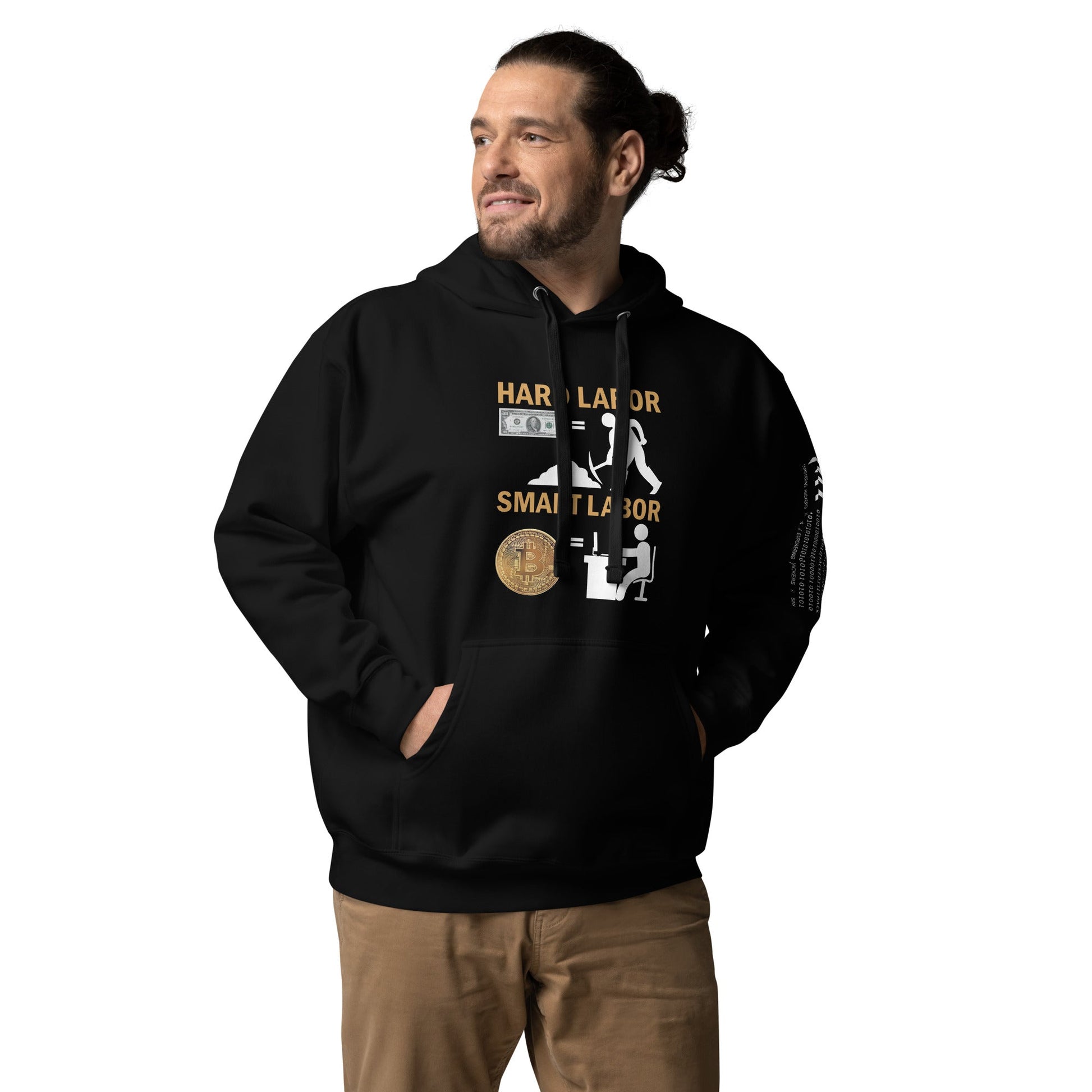 Hard Labour Vs Smart Labour - Unisex Hoodie by DarkByteGear