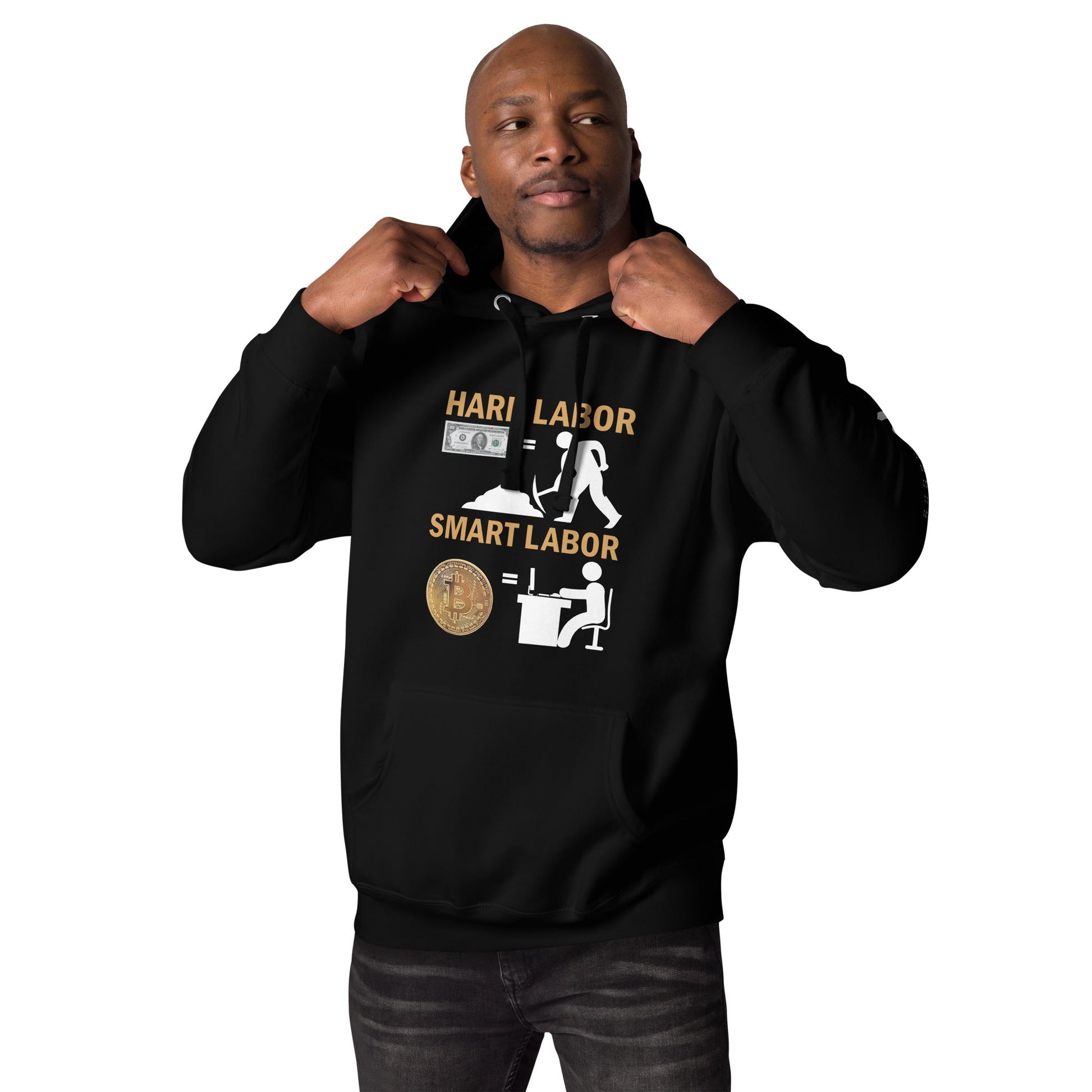 Hard Labour Vs Smart Labour - Unisex Hoodie by DarkByteGear