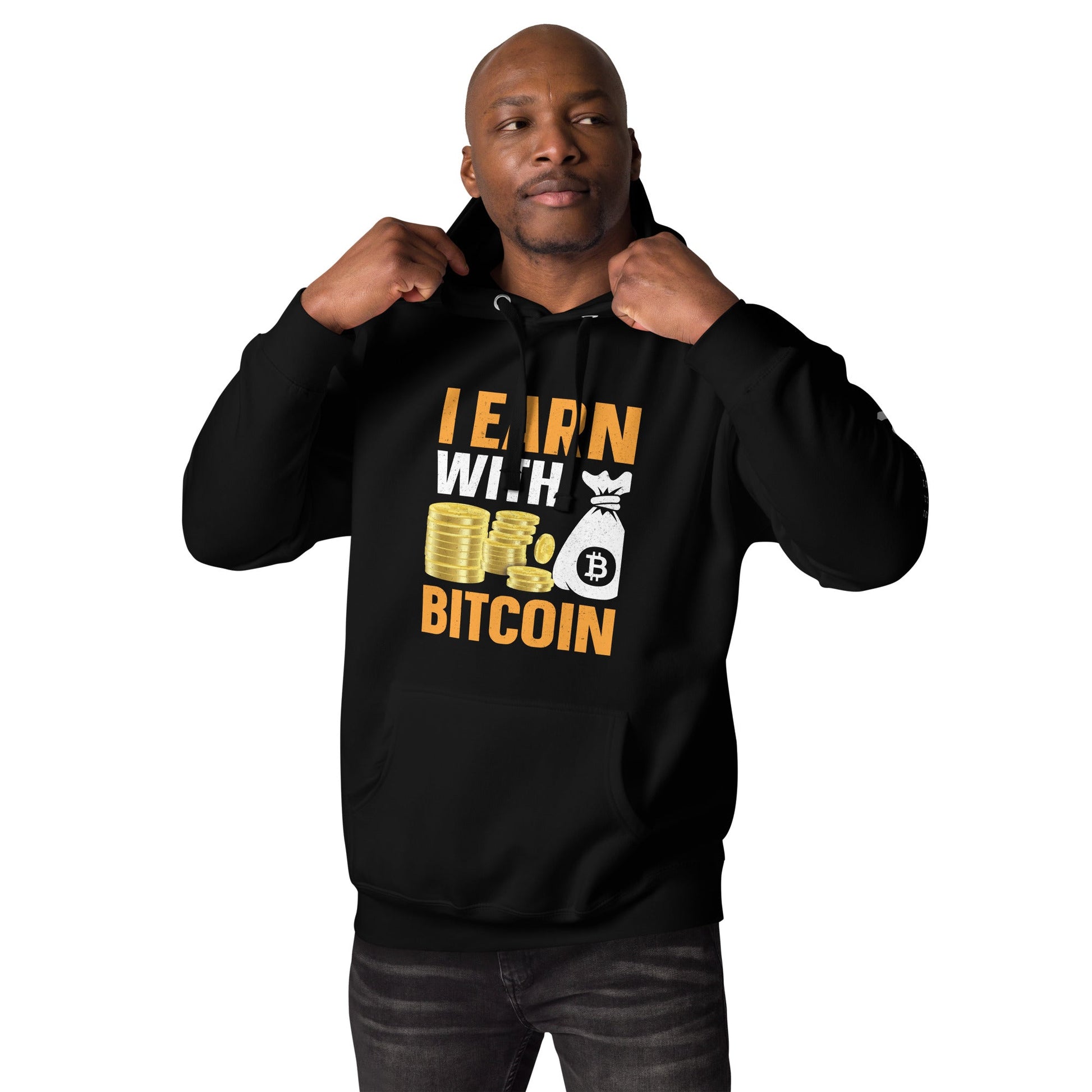 I Earn with Bitcoin - Unisex Hoodie by DarkByteGear