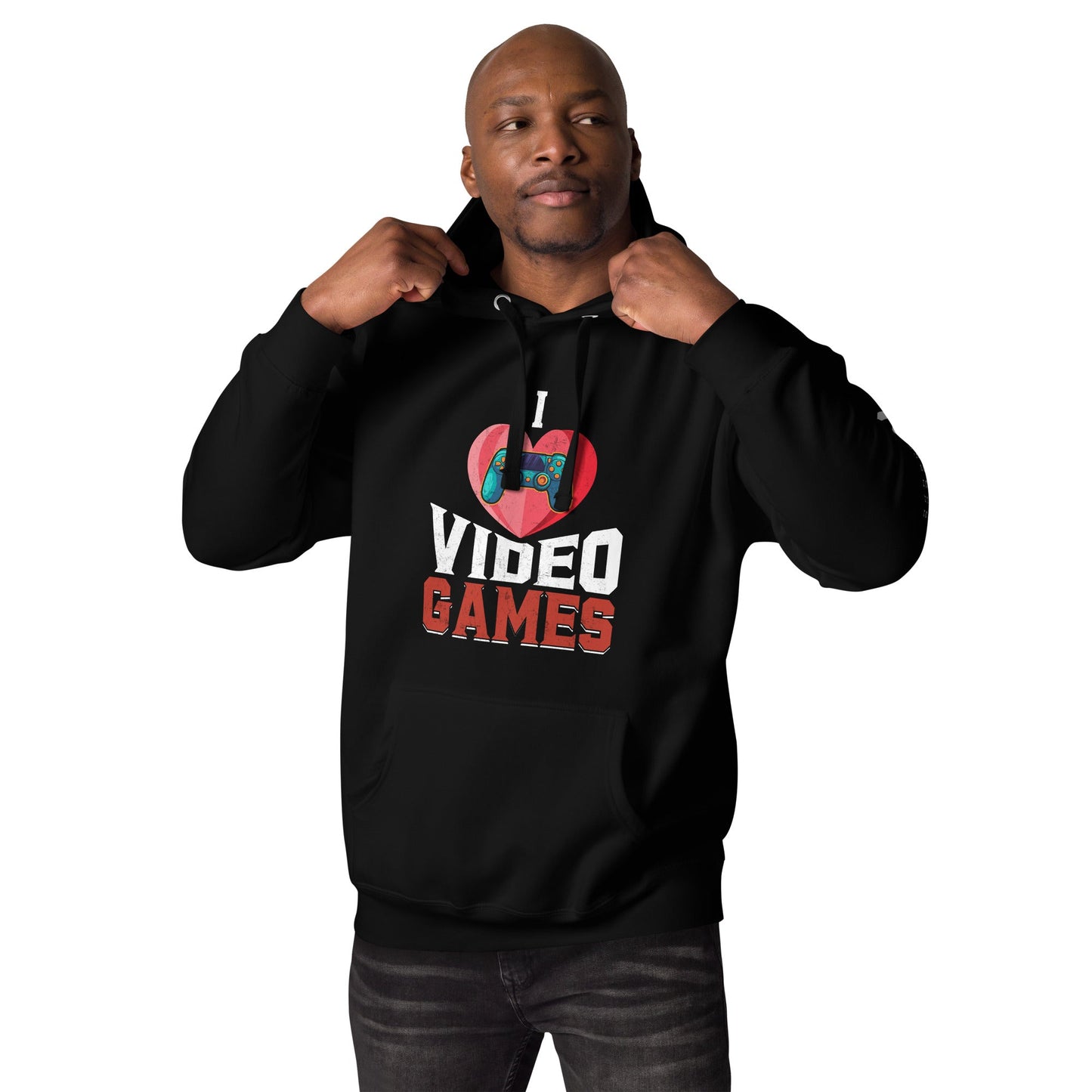 I love Video Games - Unisex Hoodie by DarkByteGear