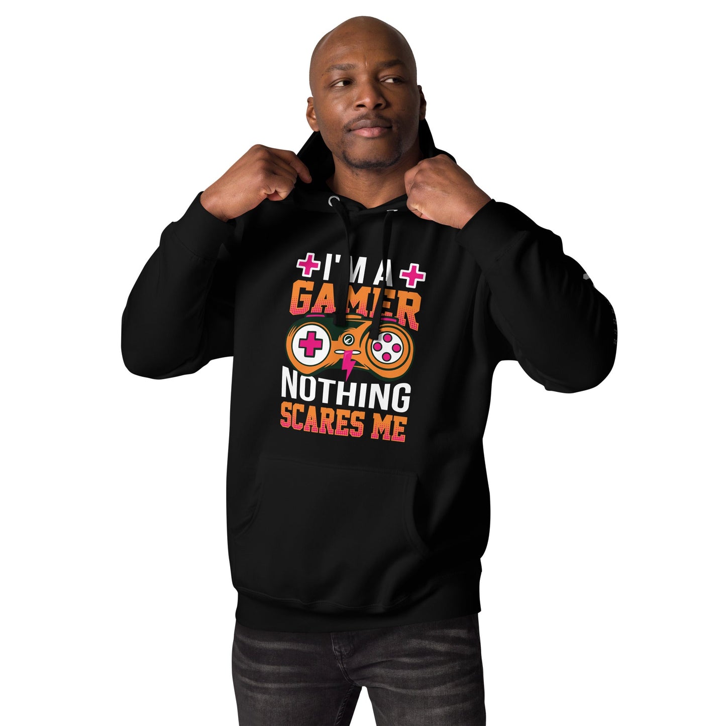 I am a Gamer; Nothing Scares me - Unisex Hoodie by DarkByteGear