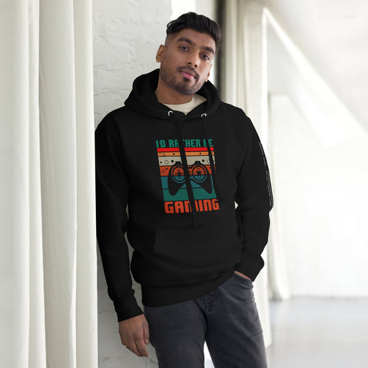 I'd rather be Gaming - Unisex Hoodie by DarkByteGear