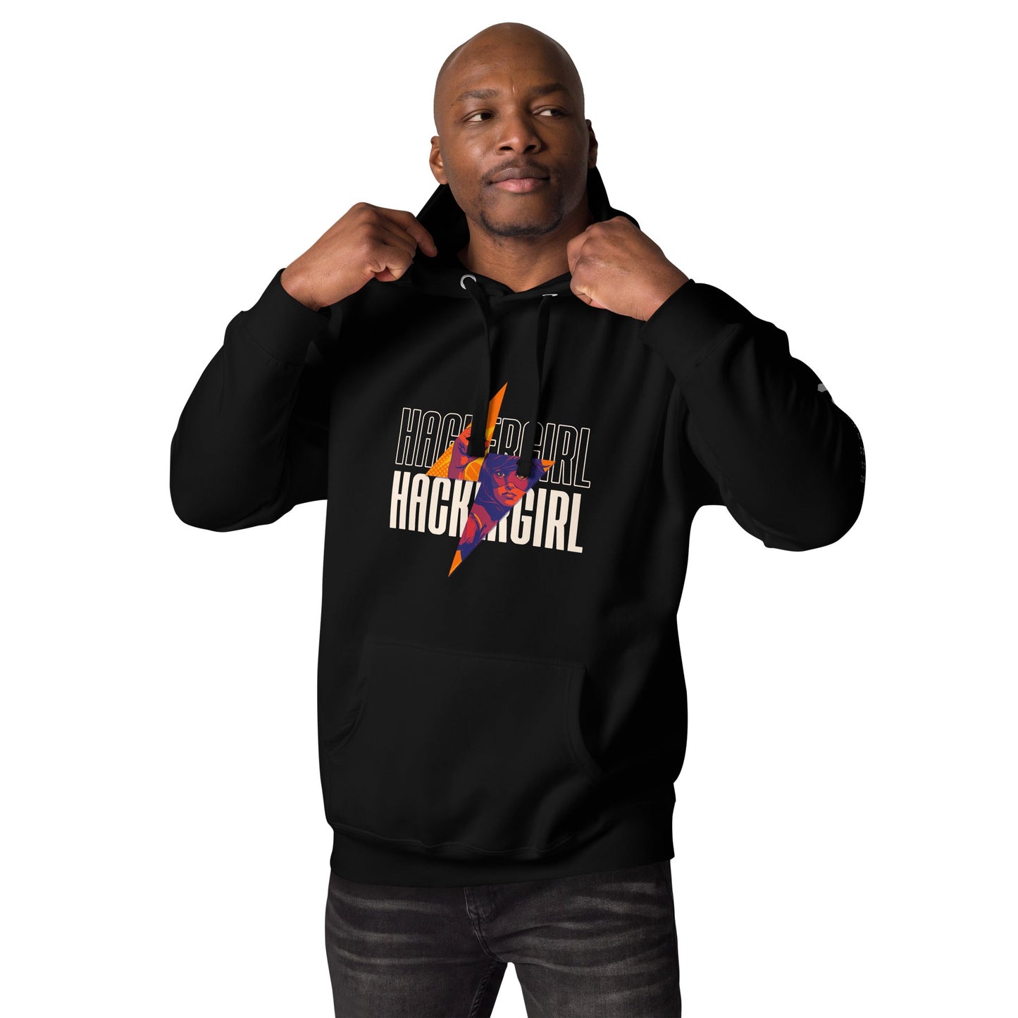 Hacker Girl V1 - Unisex Hoodie by DarkByteGear