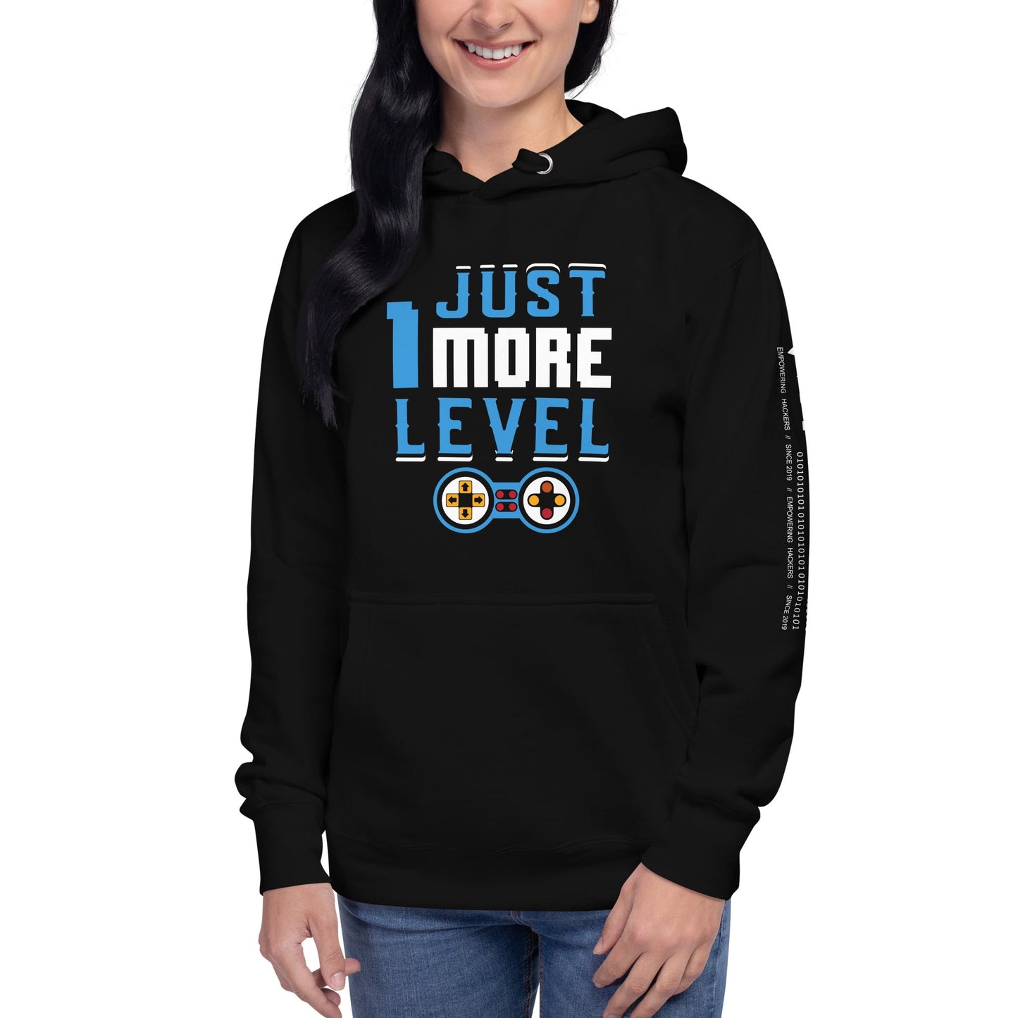 Just 1 More Level - Unisex Hoodie by DarkByteGear