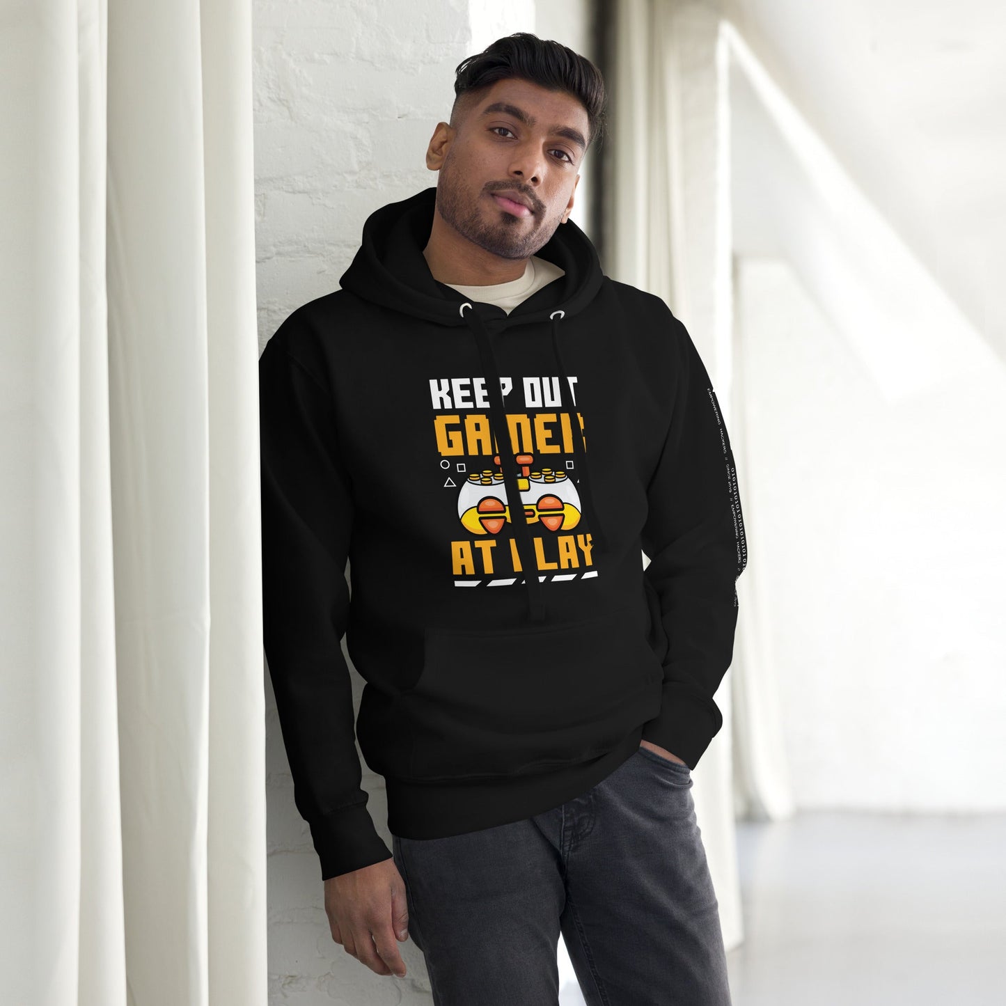 Keep Out Gamer At Play Rima 7 - Unisex Hoodie by DarkByteGear