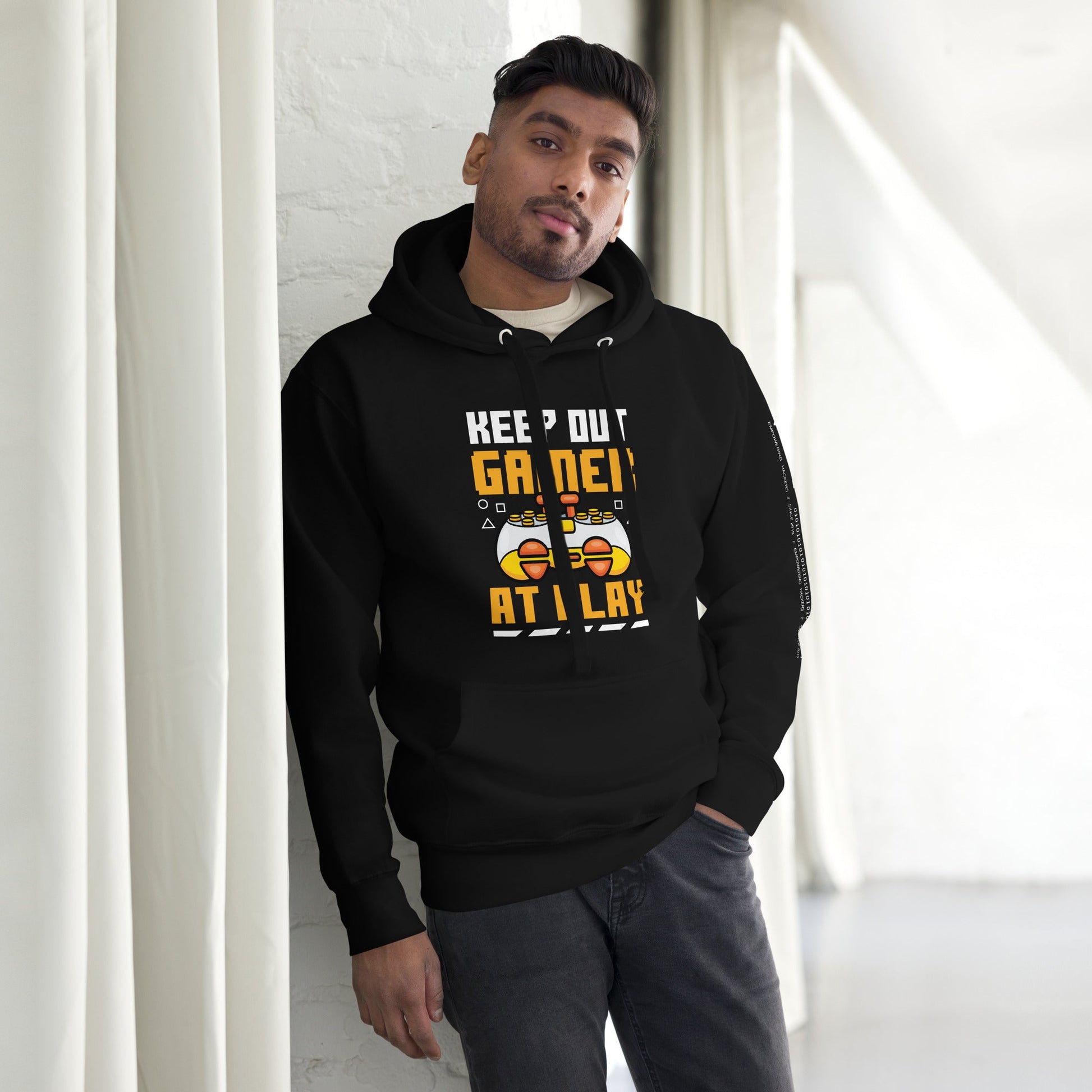Keep Out Gamer At Play Rima 7 - Unisex Hoodie by DarkByteGear