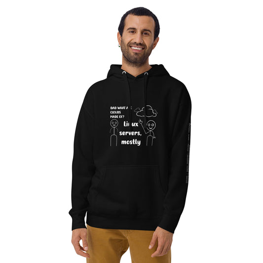 Dad, What are clouds made of - Unisex Hoodie by DarkByteGear
